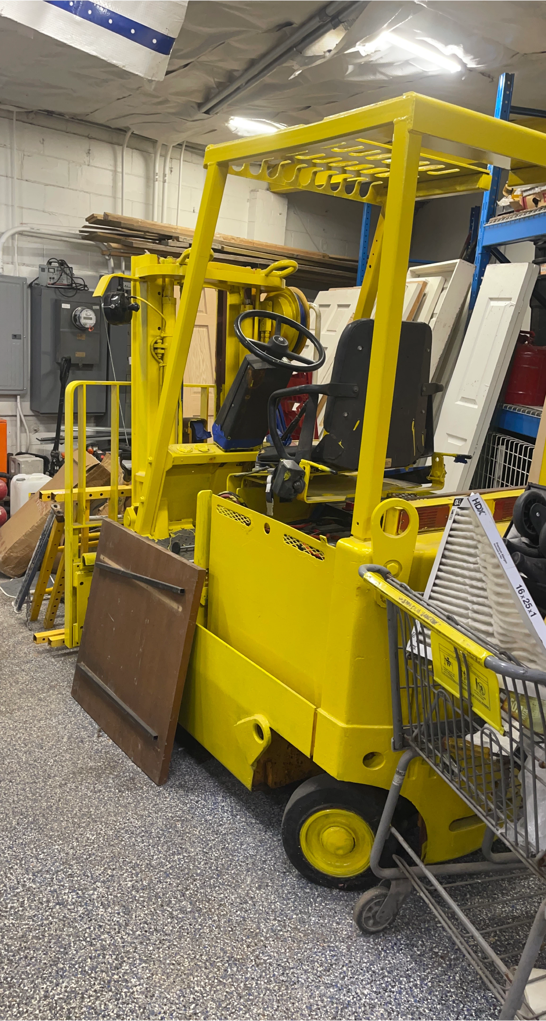 Yellow Forklift