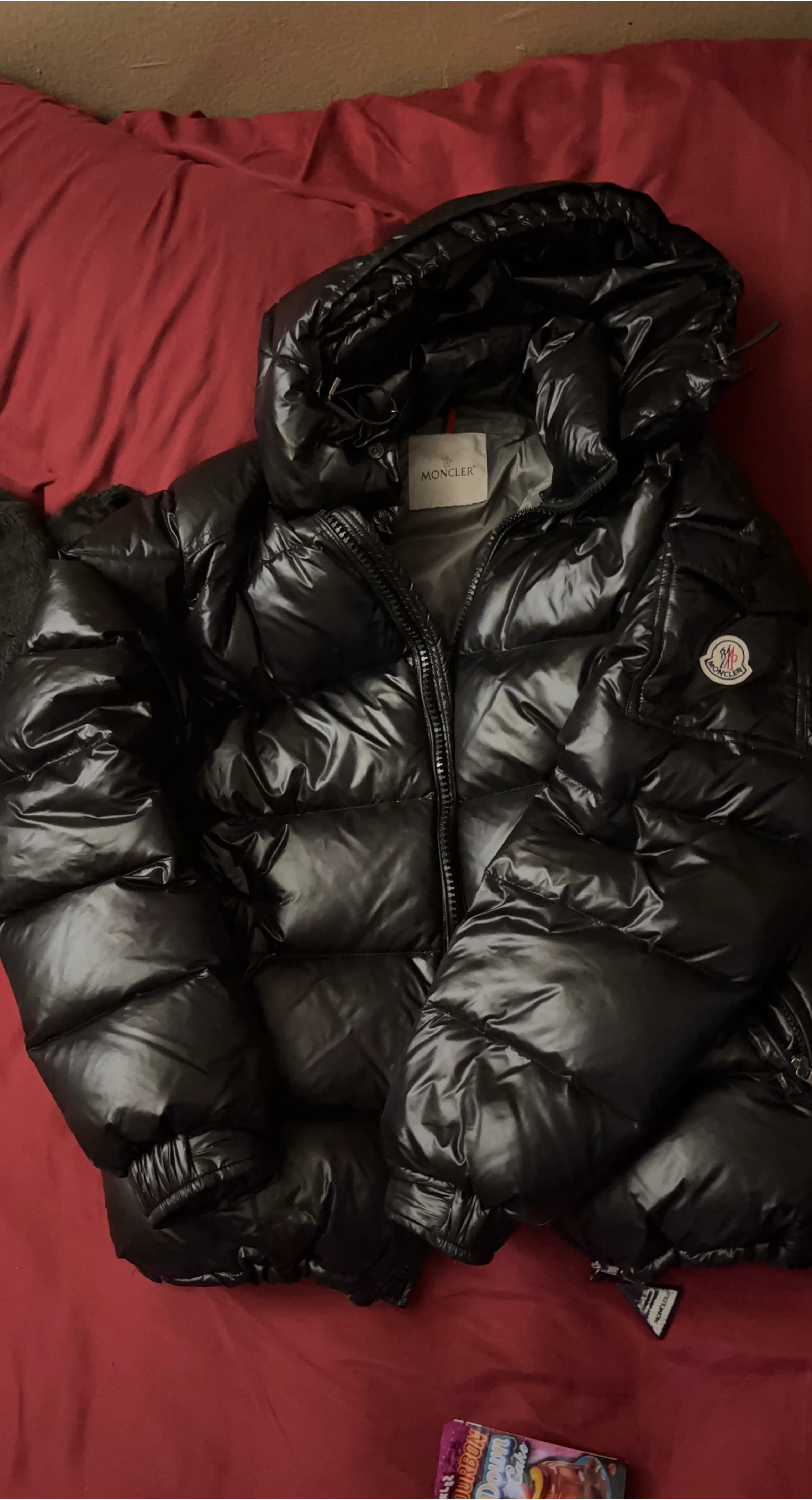 Moncler Black Down Puffer Jacket