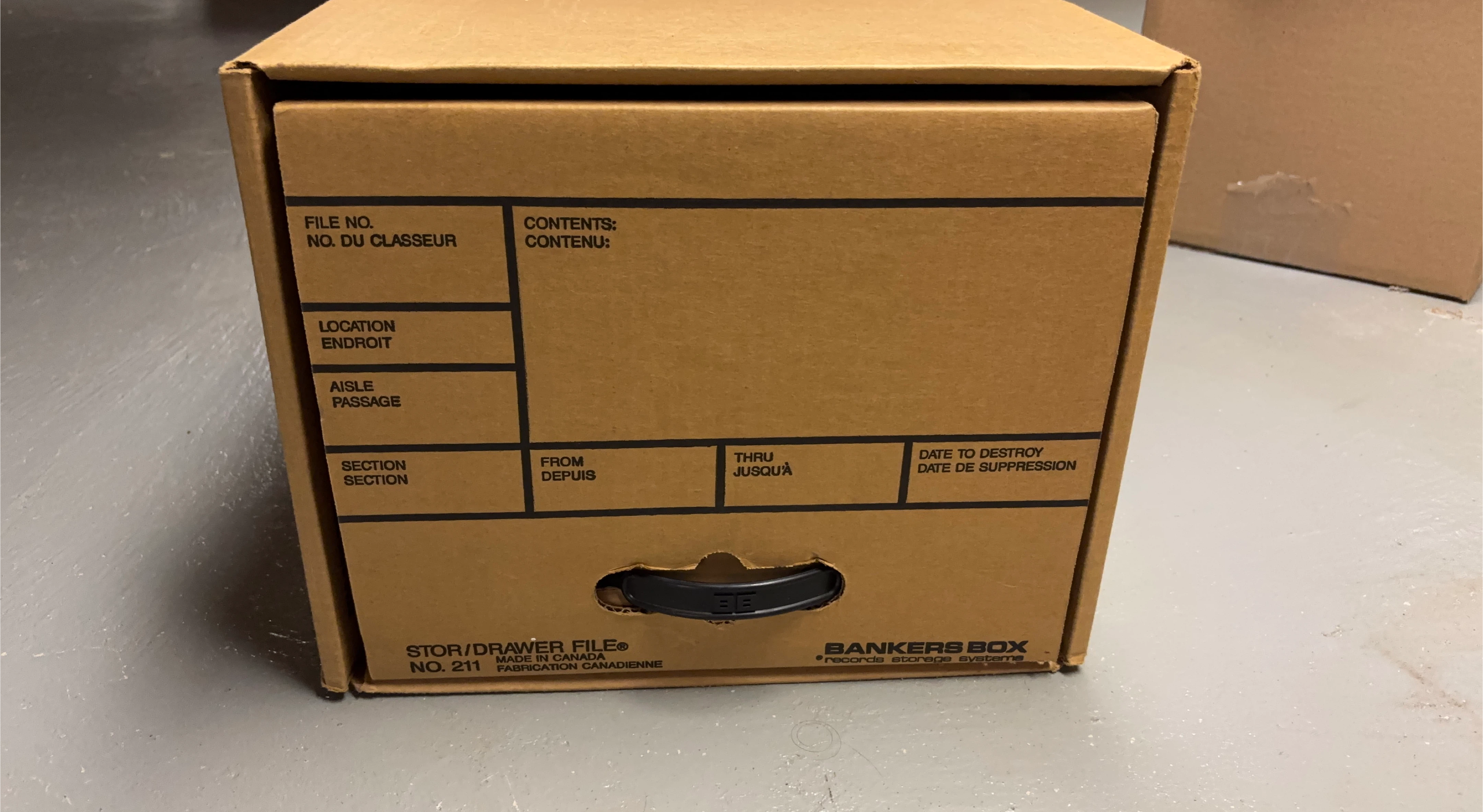 Bankers Box Storage/Drawer File with Hanging Folders