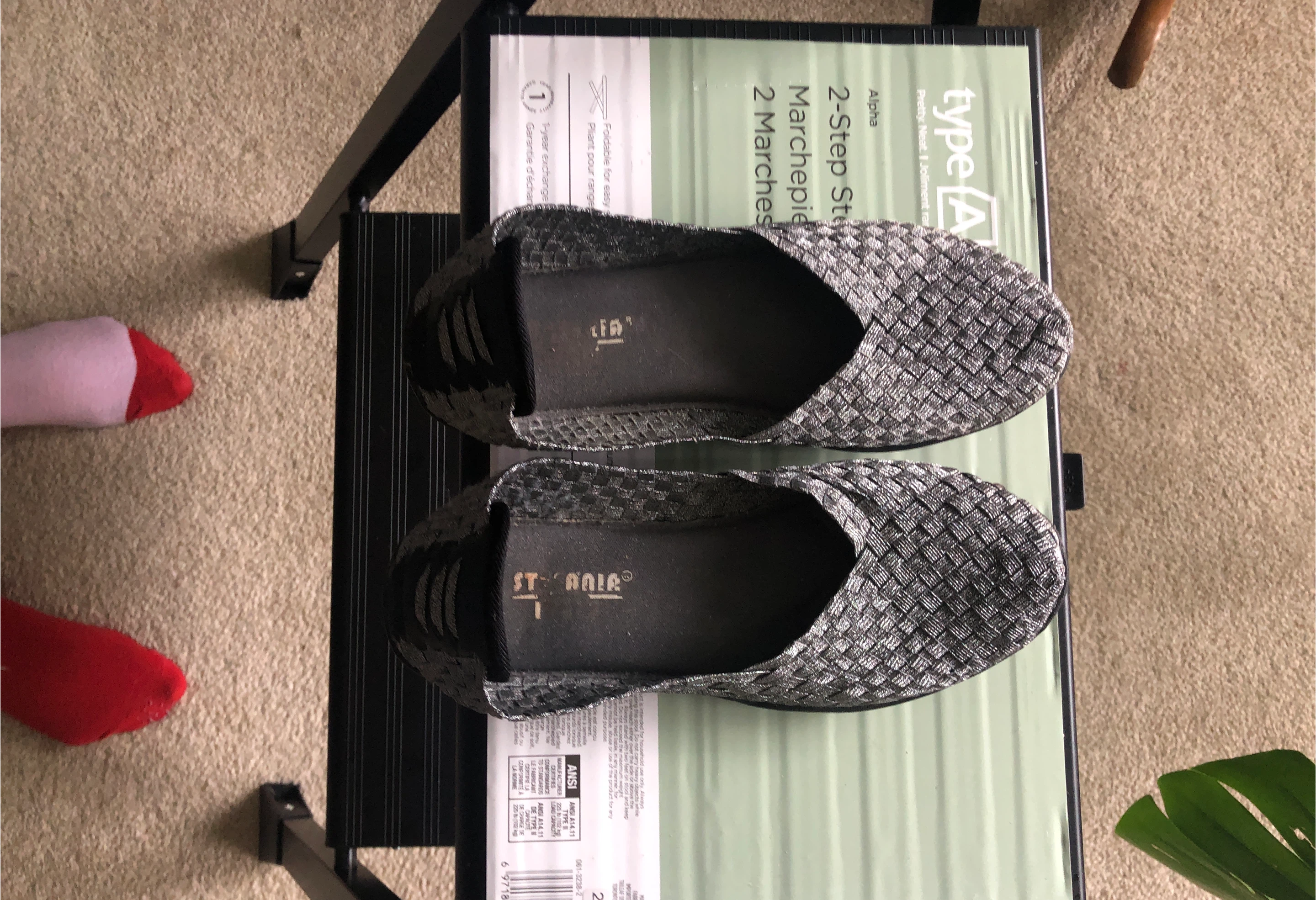 STETAIA Woven Slip-On Flats