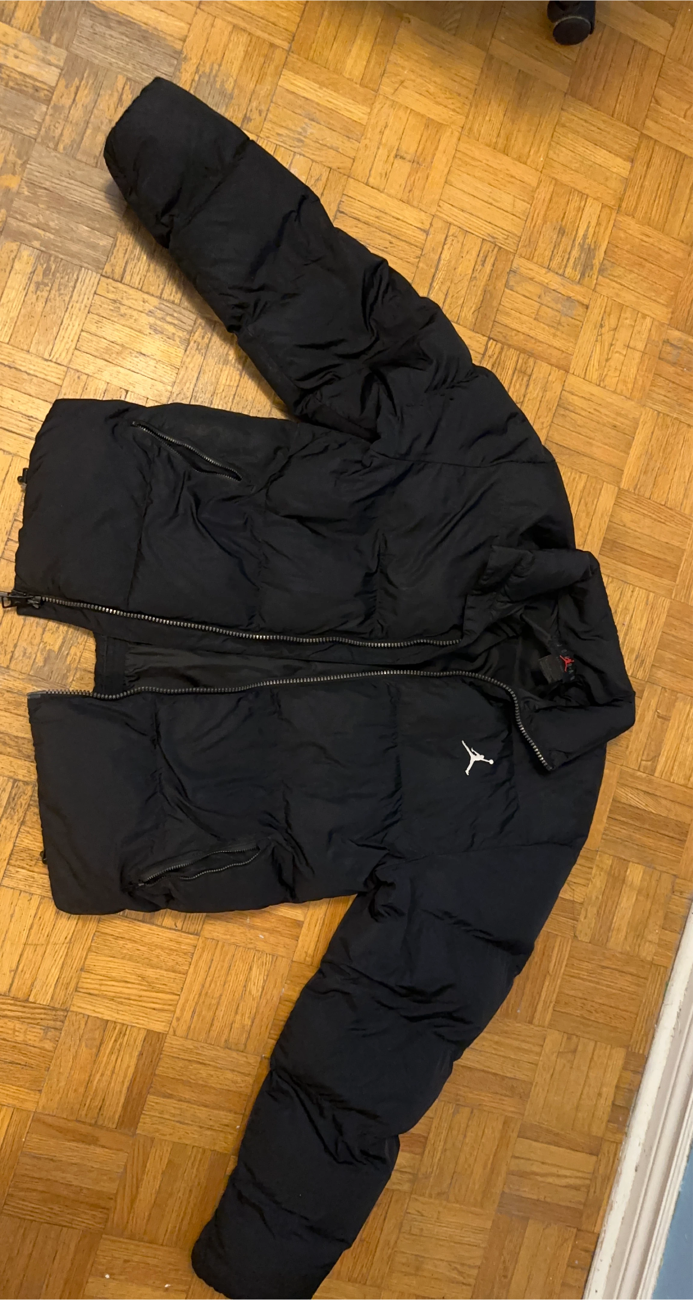 Black Jordan Puffer Jacket
