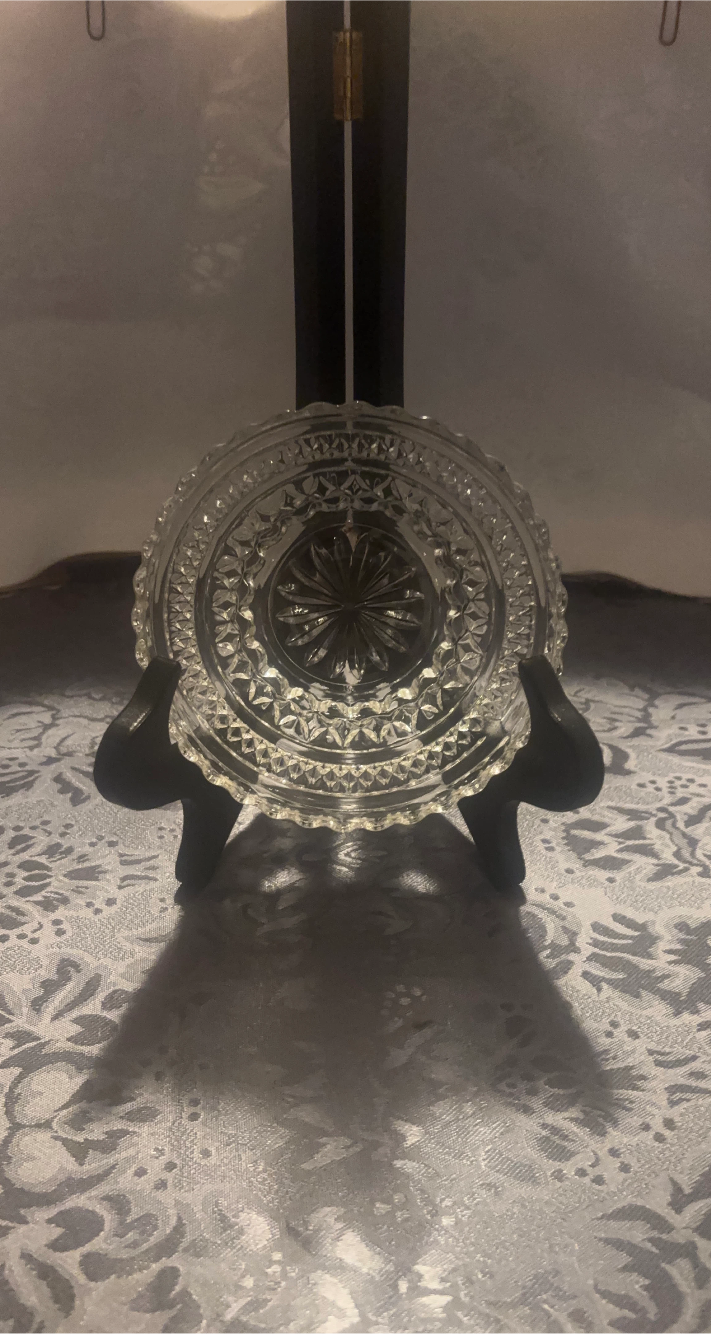 Clear Glass Decorative Bowl