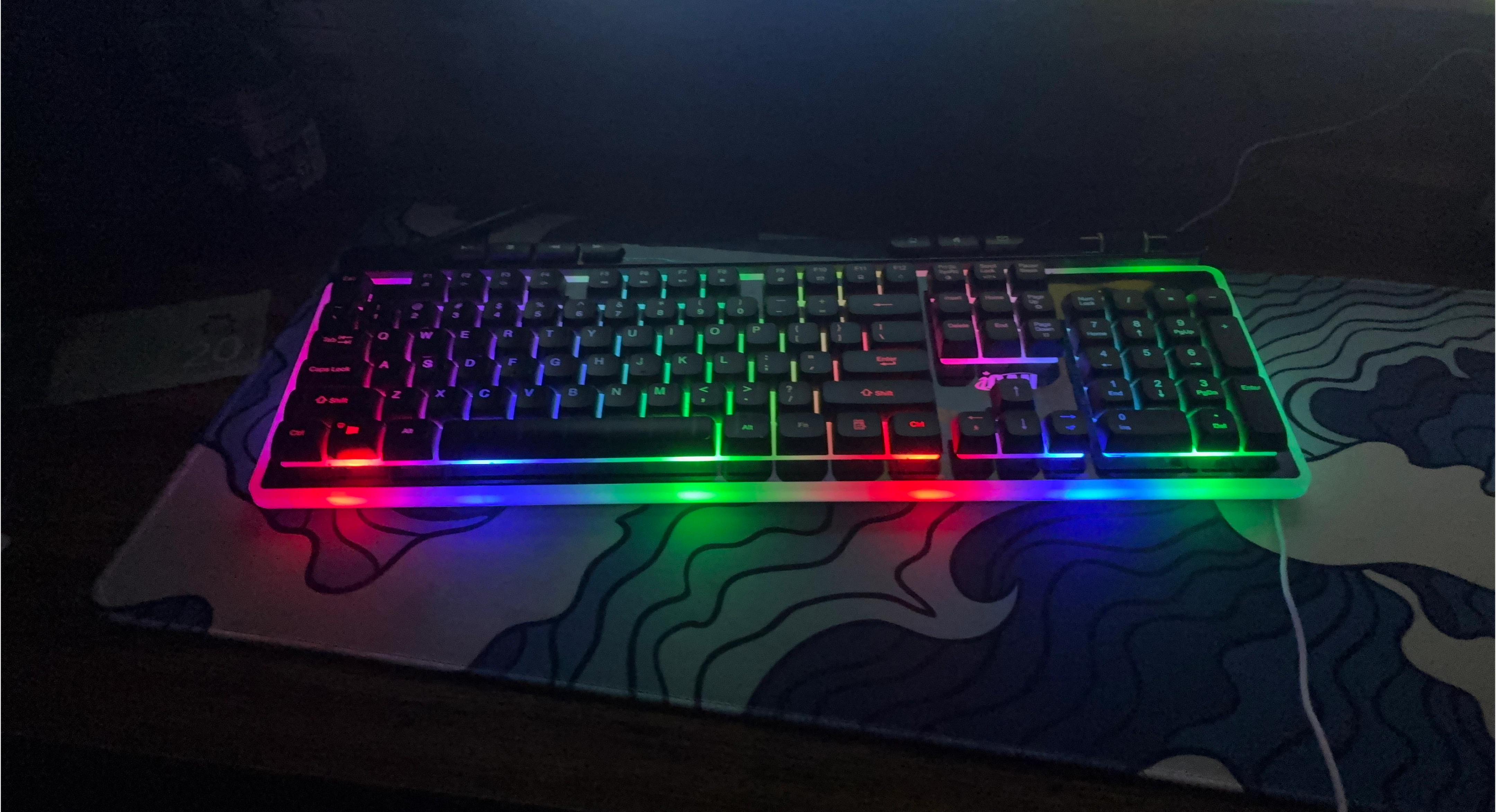 Gaming Keyboard with RGB Lighting