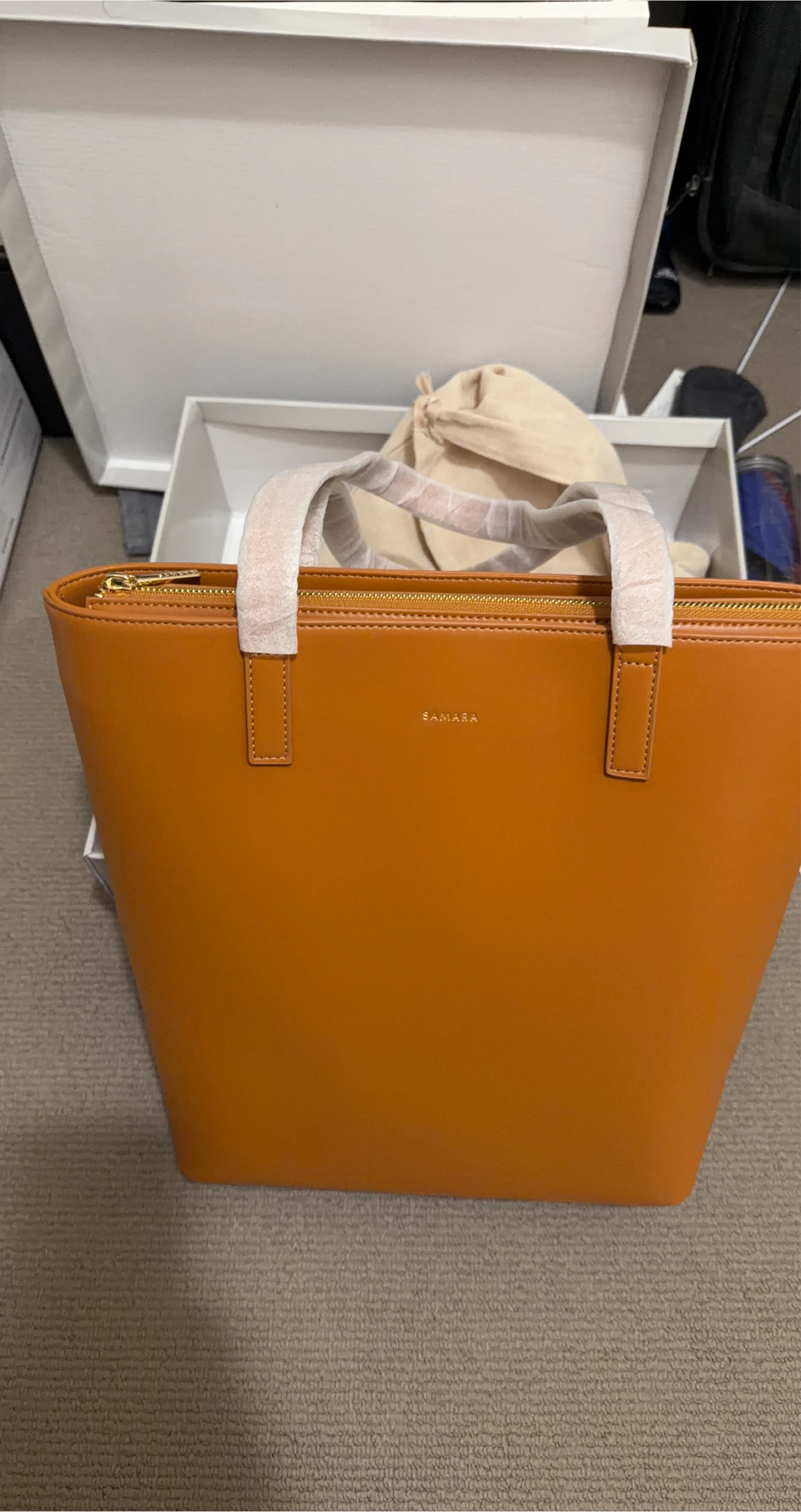 SAMARA Brown Leather Bag - photo 3