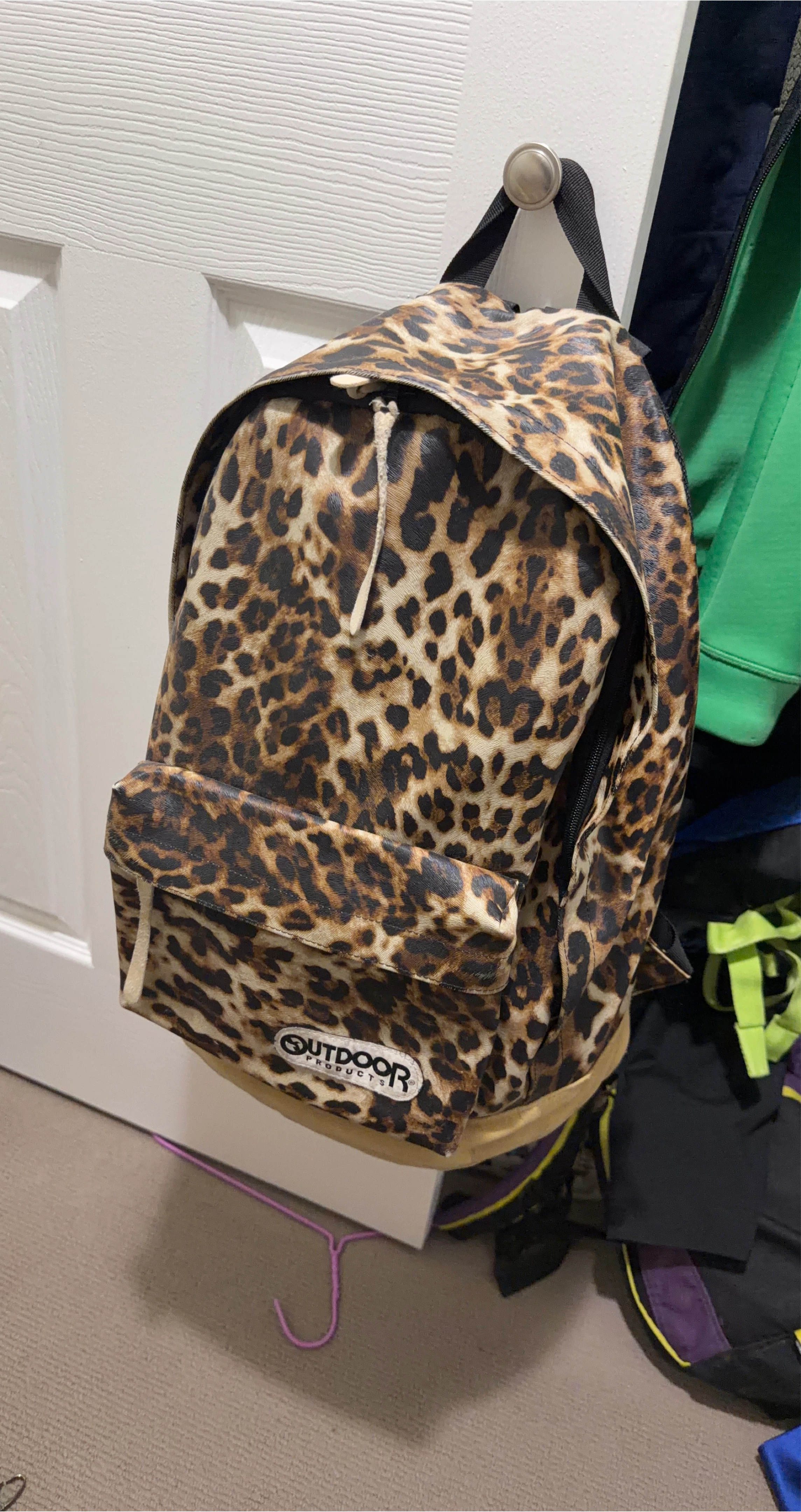 Outdoor Products Leopard Print Backpack