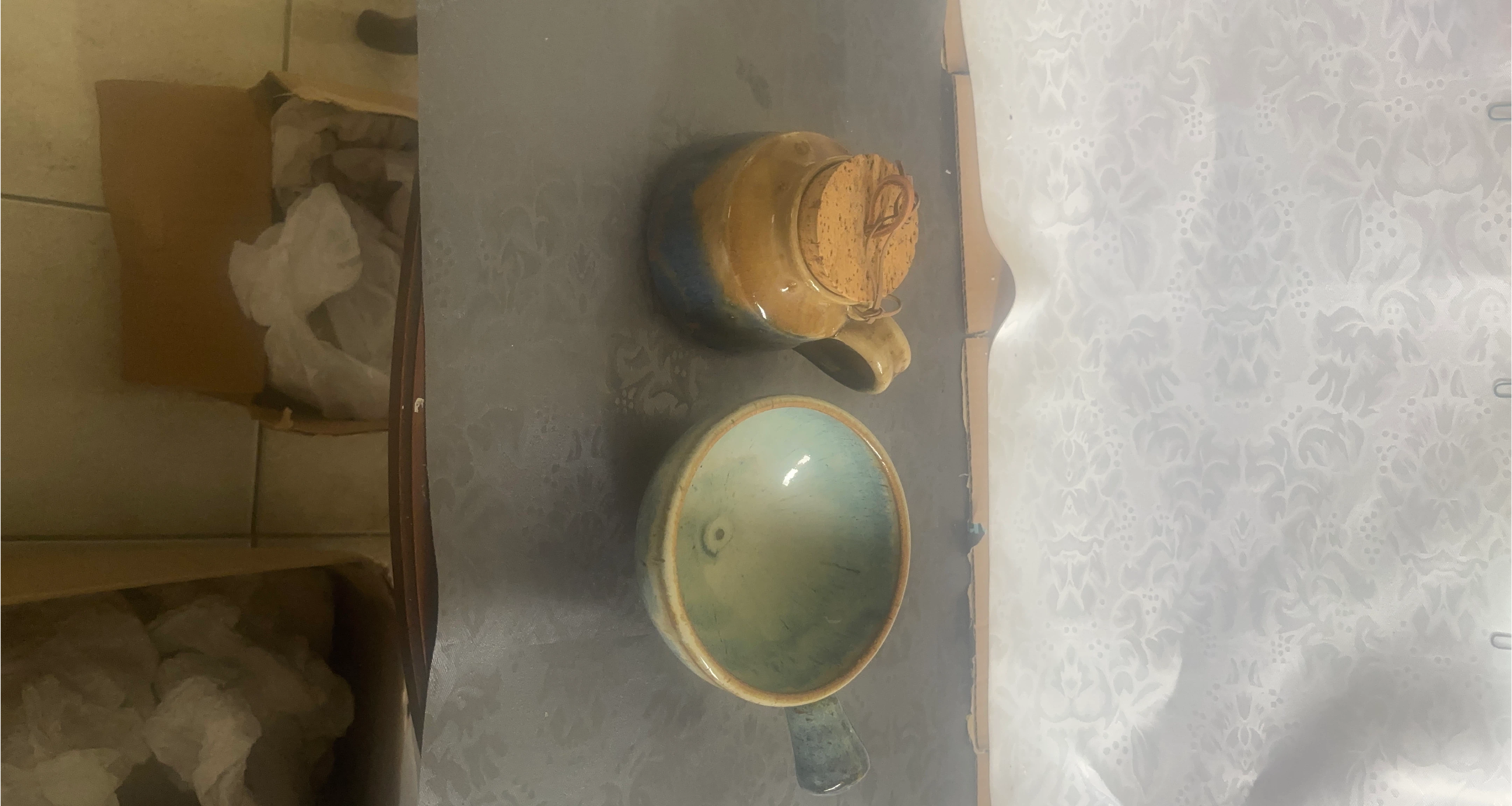Ceramic Teapot and Cup Set