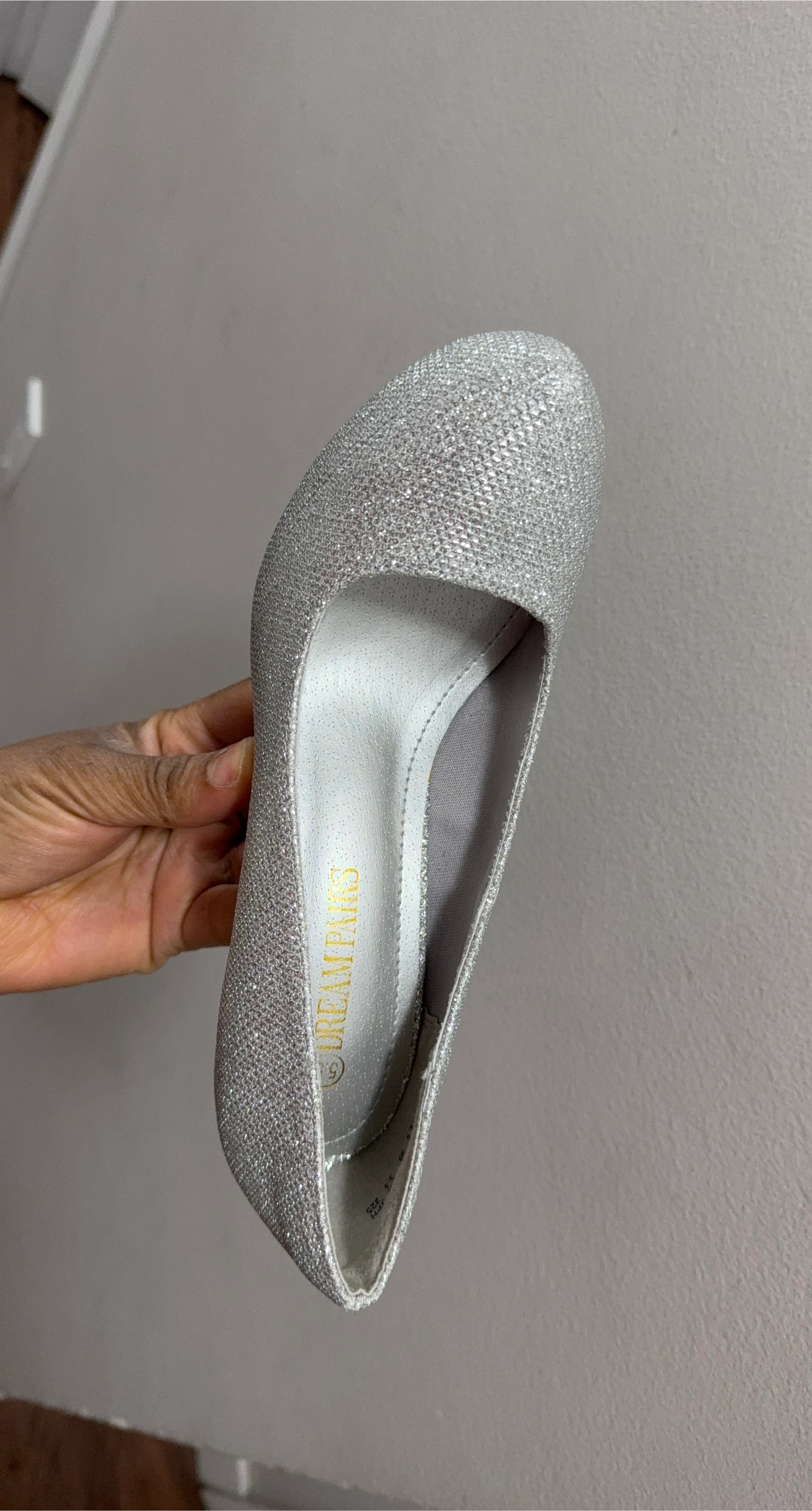 Dream Pairs Silver Glitter Heels - photo 3