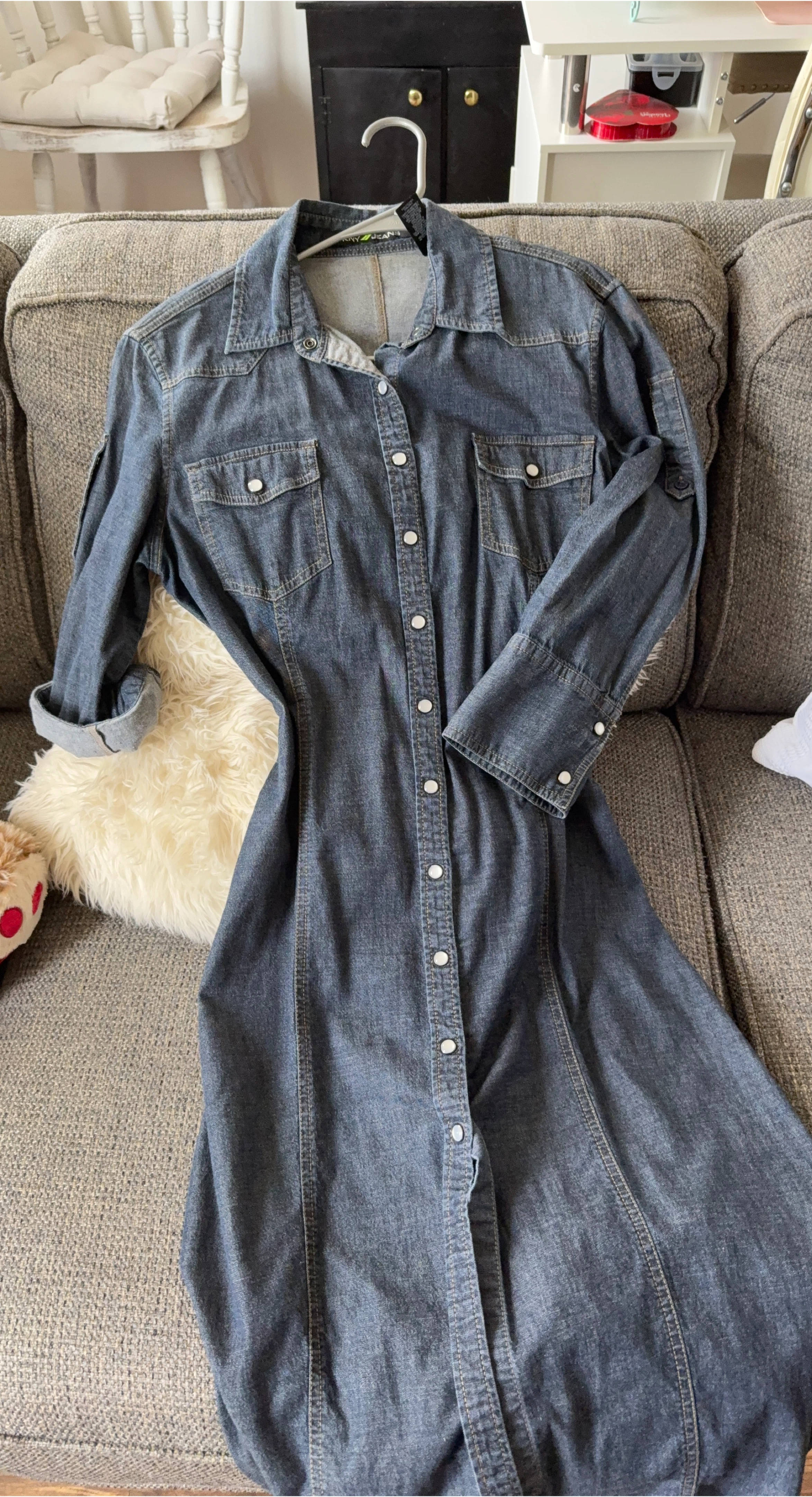 Denim Shirt Dress