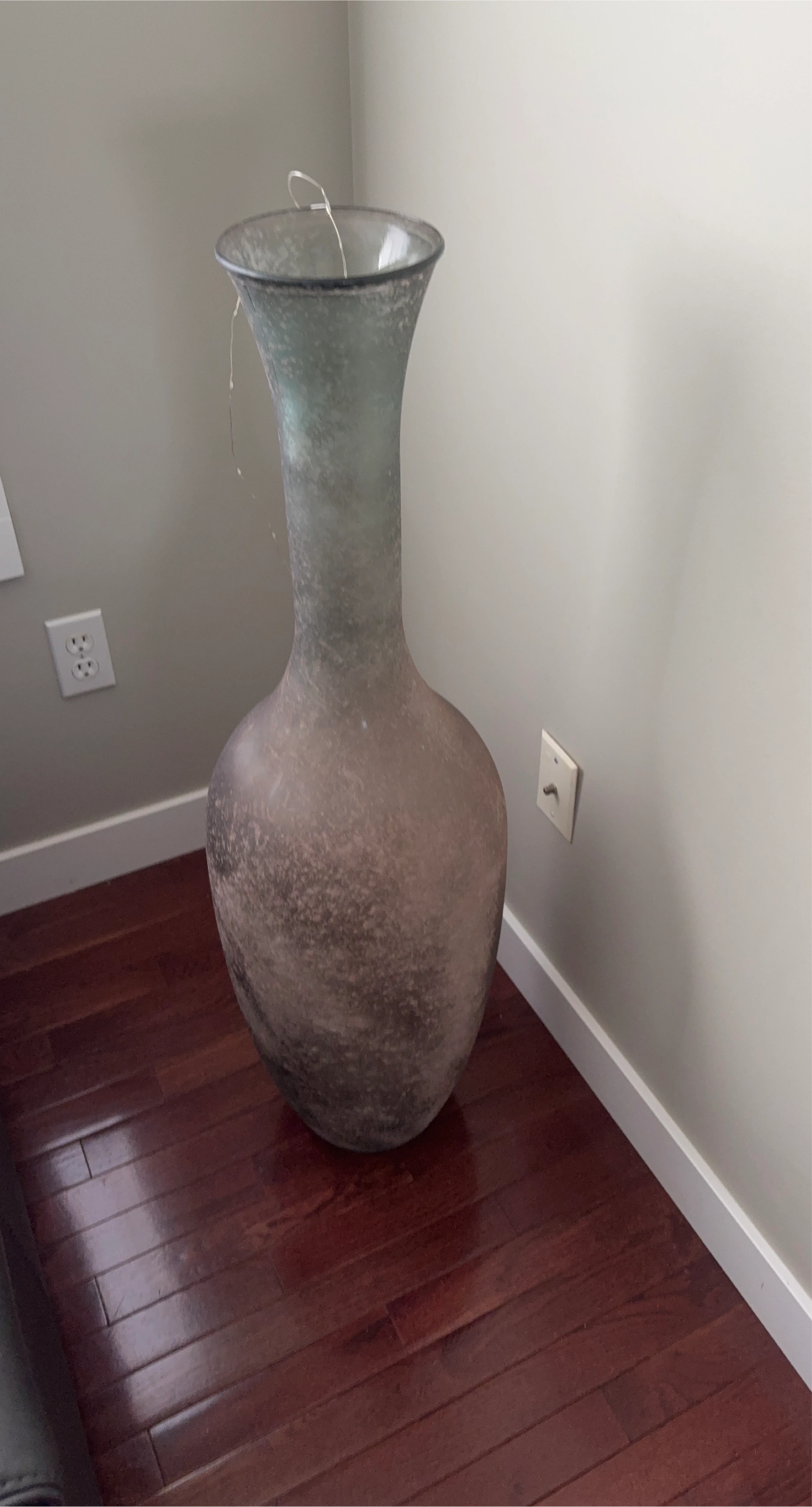 Large Decorative Glass Vase