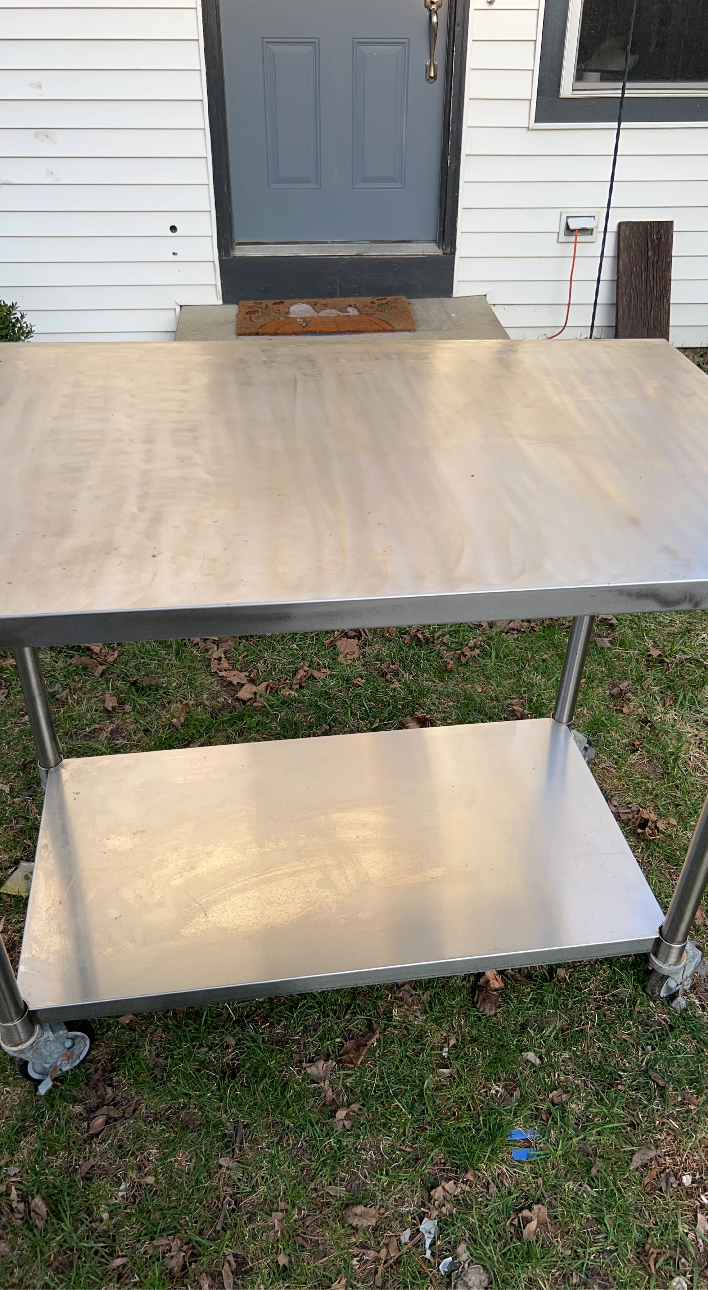 Stainless Steel Work Table with Wheels