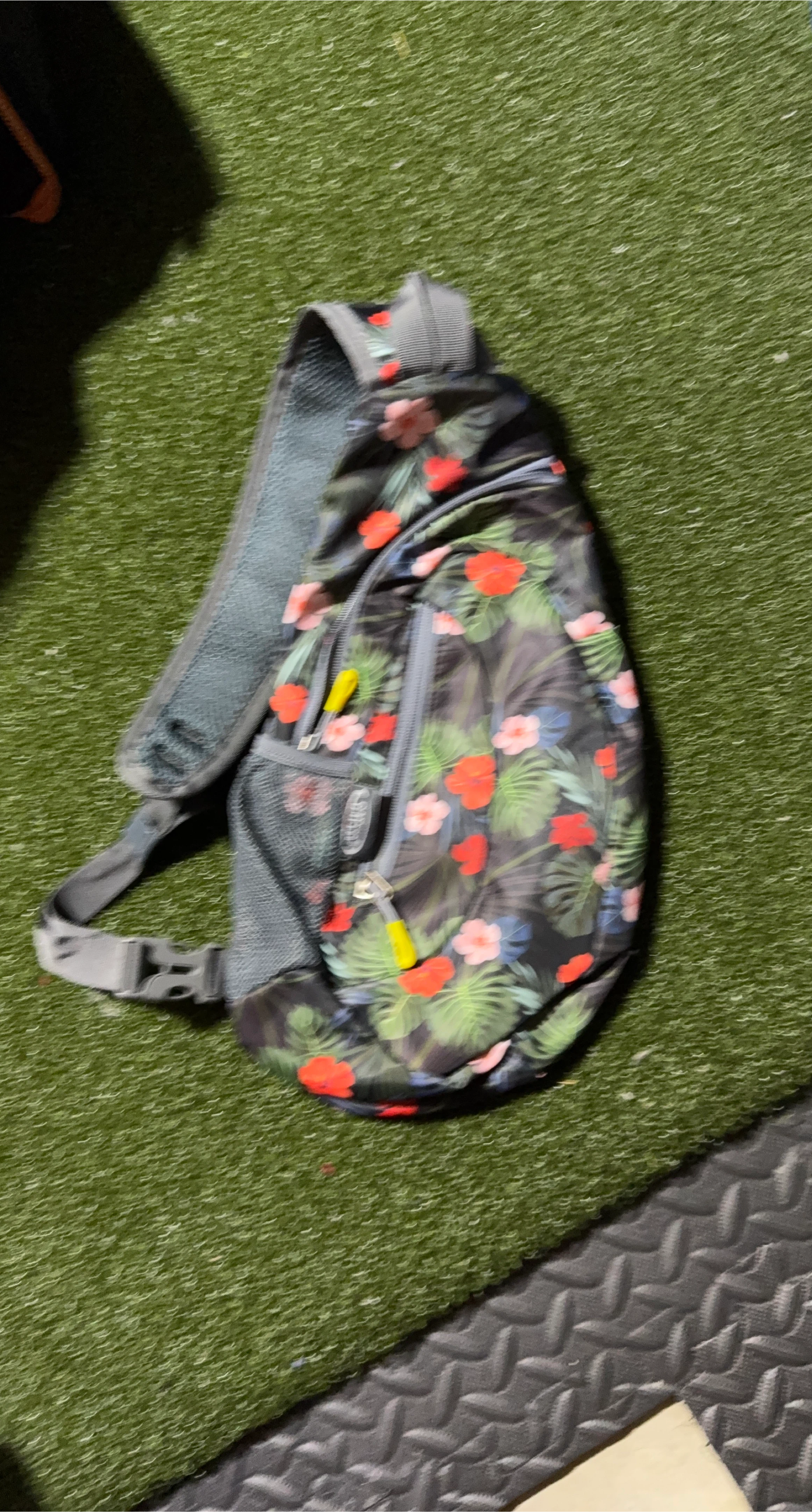 Floral Sling Backpack