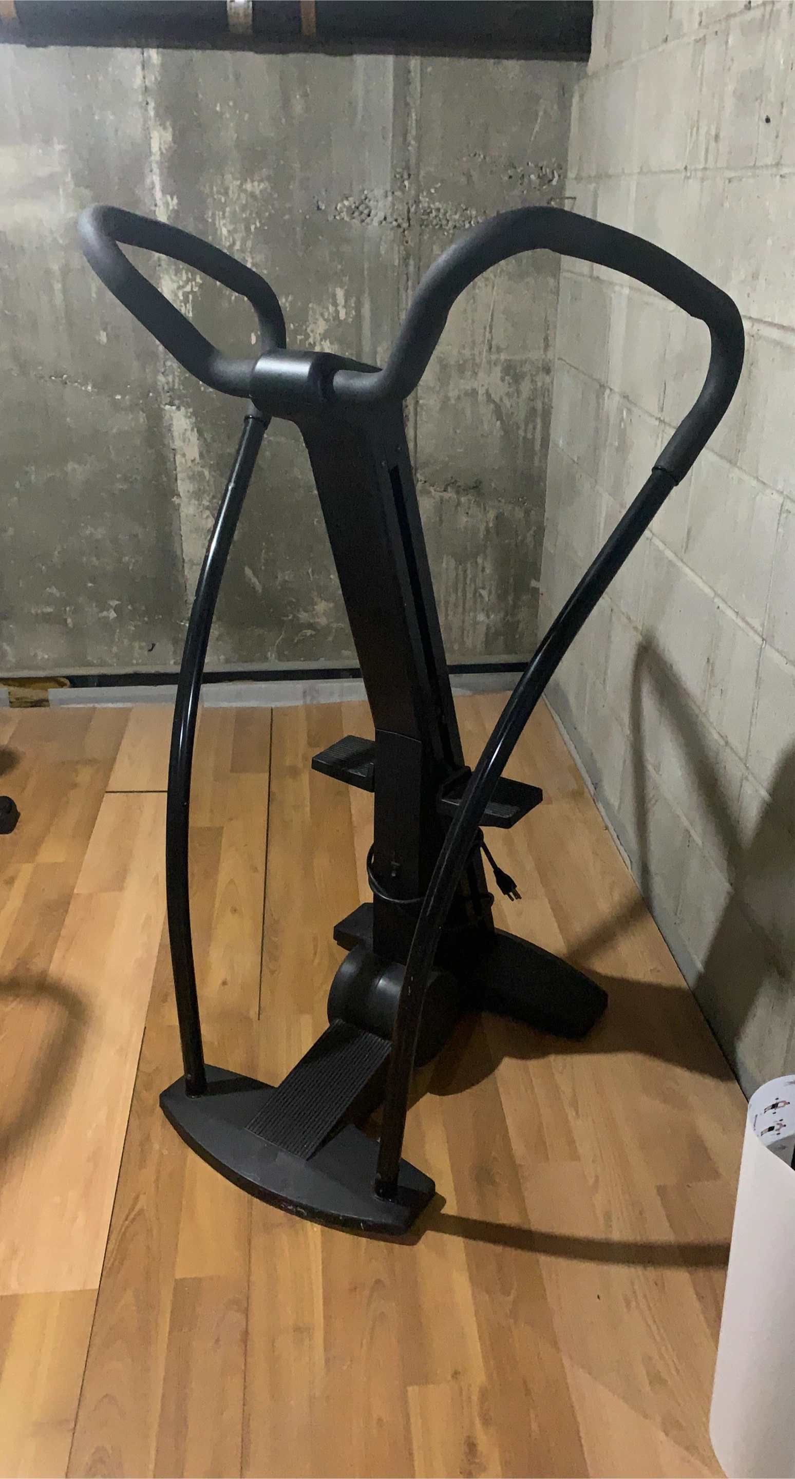 Black Stair Stepper Exercise Machine