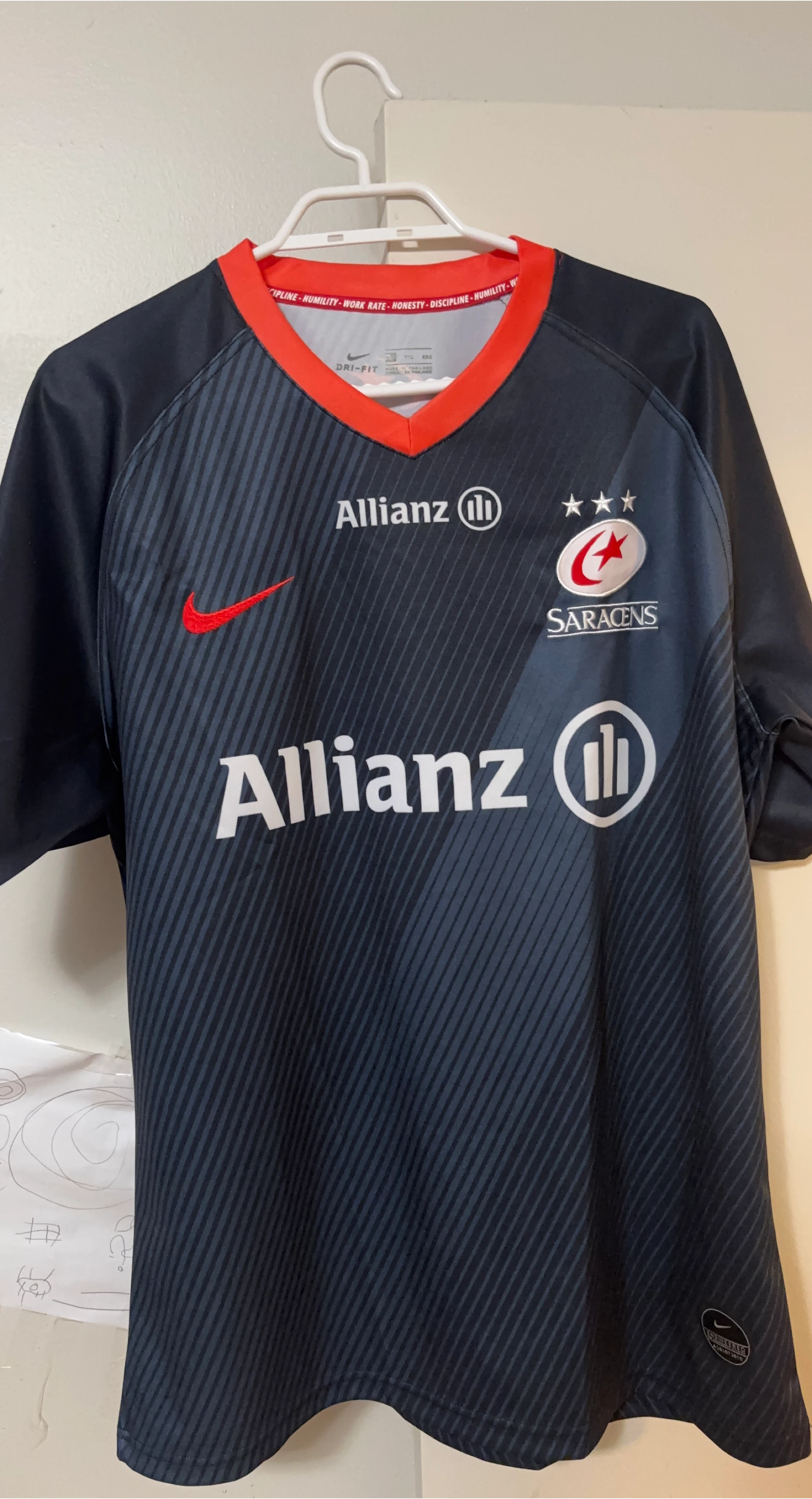 Saracens Rugby Jersey XXL