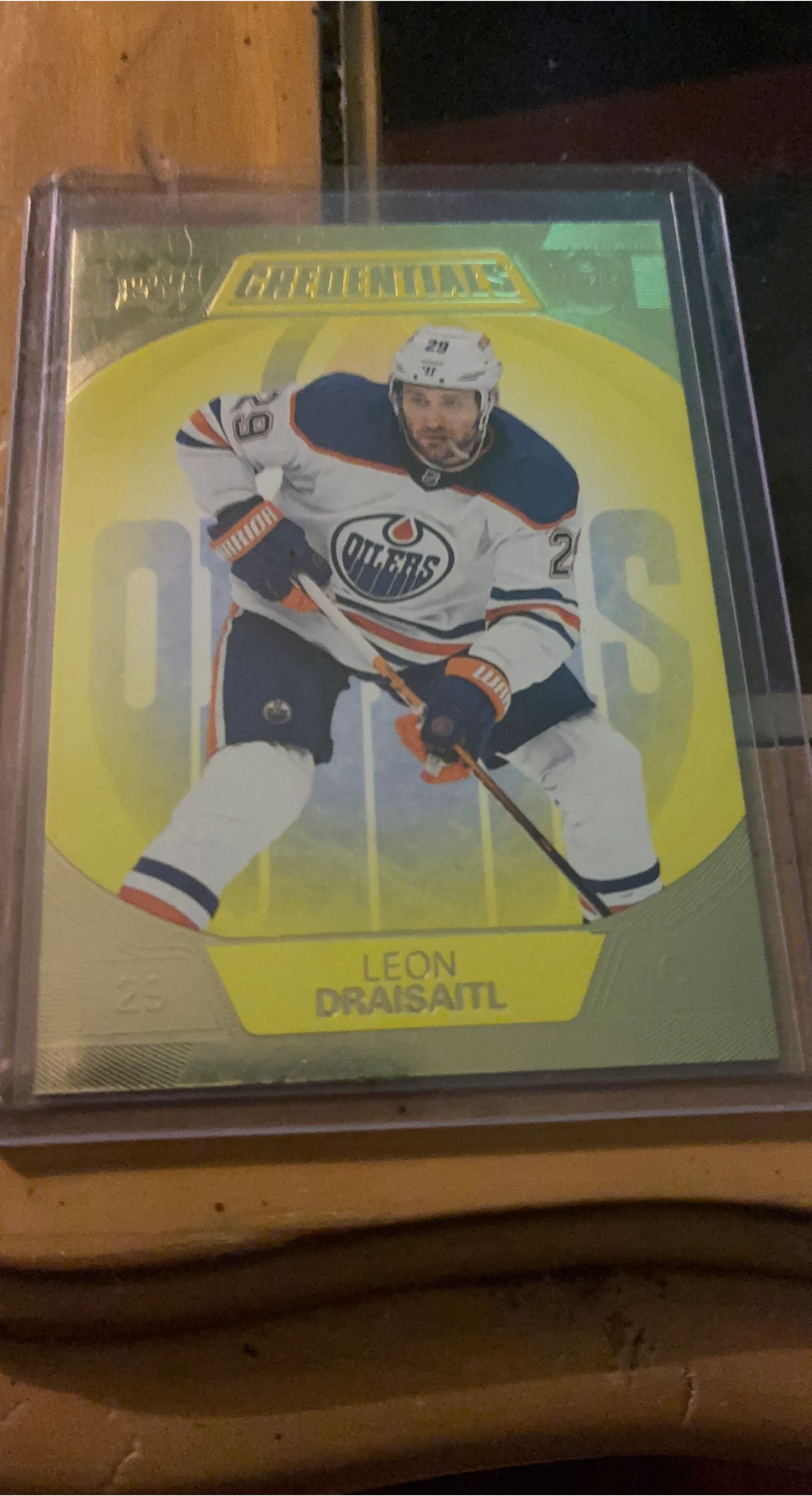 Leon Draisaitl Edmonton Oilers Hockey Card
