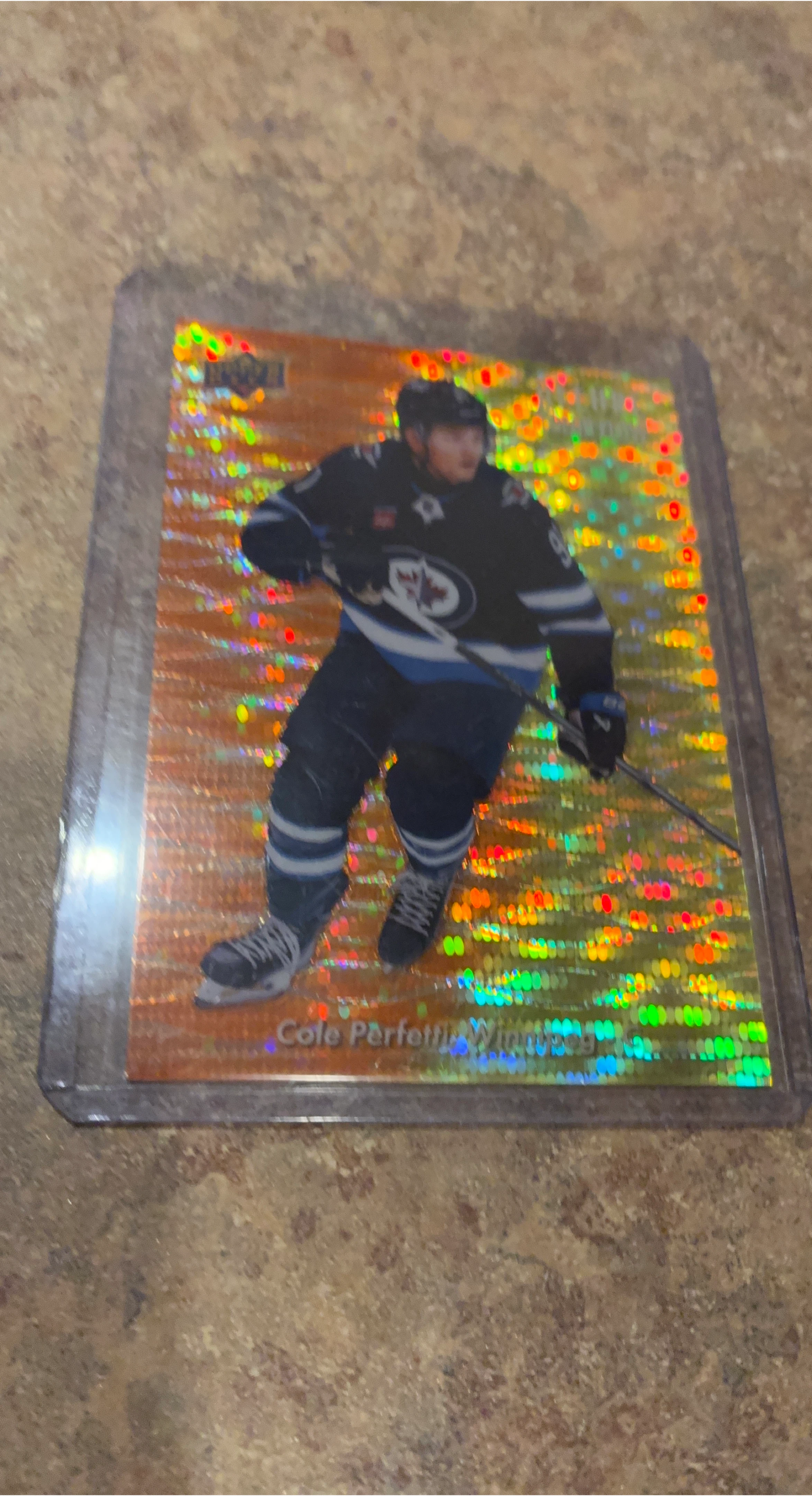 Upper Deck Cole Perfetti Winnipeg Jets Hockey Card
