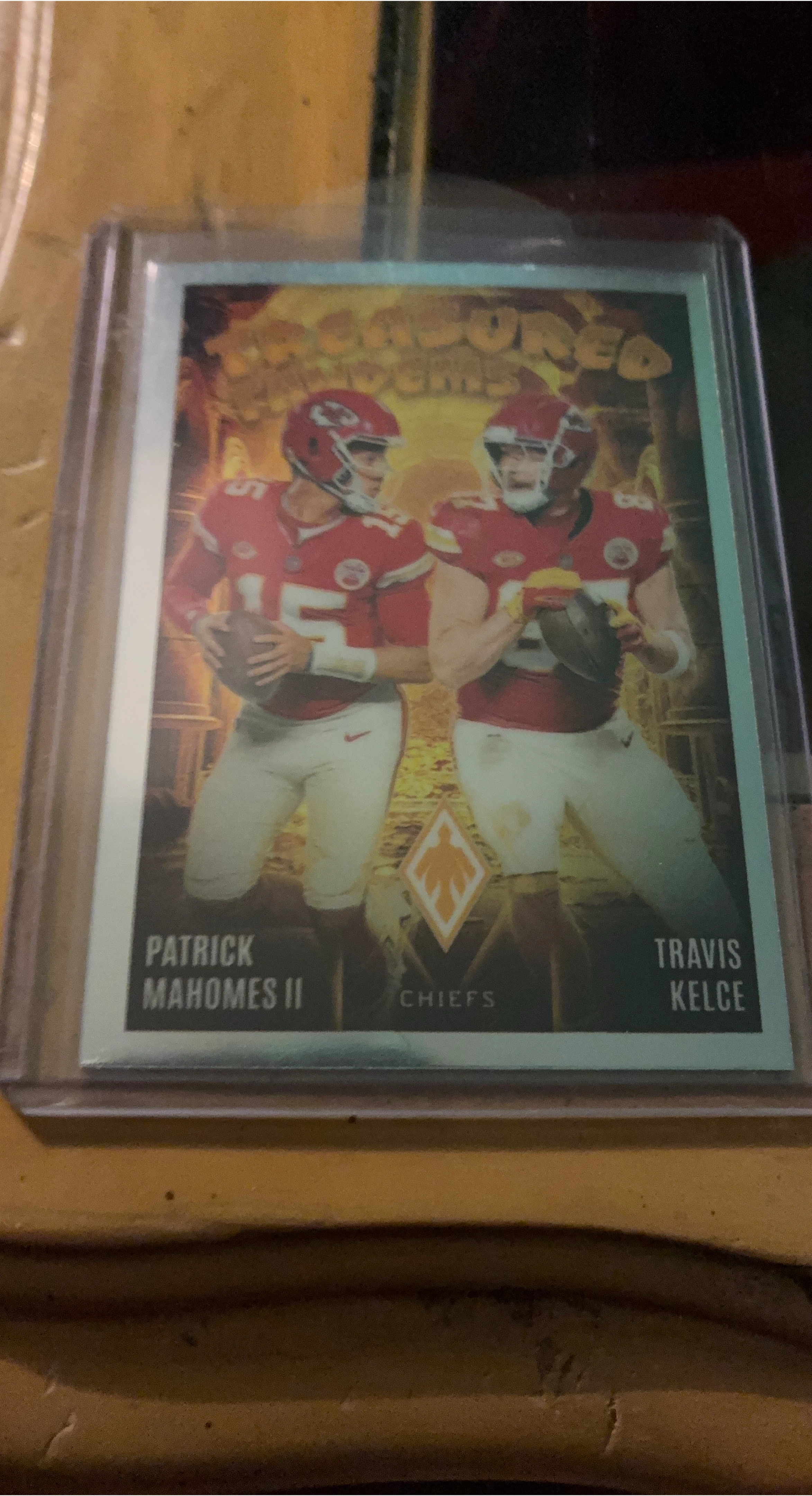 Patrick Mahomes II and  2021-2022 Mosaic Football Card