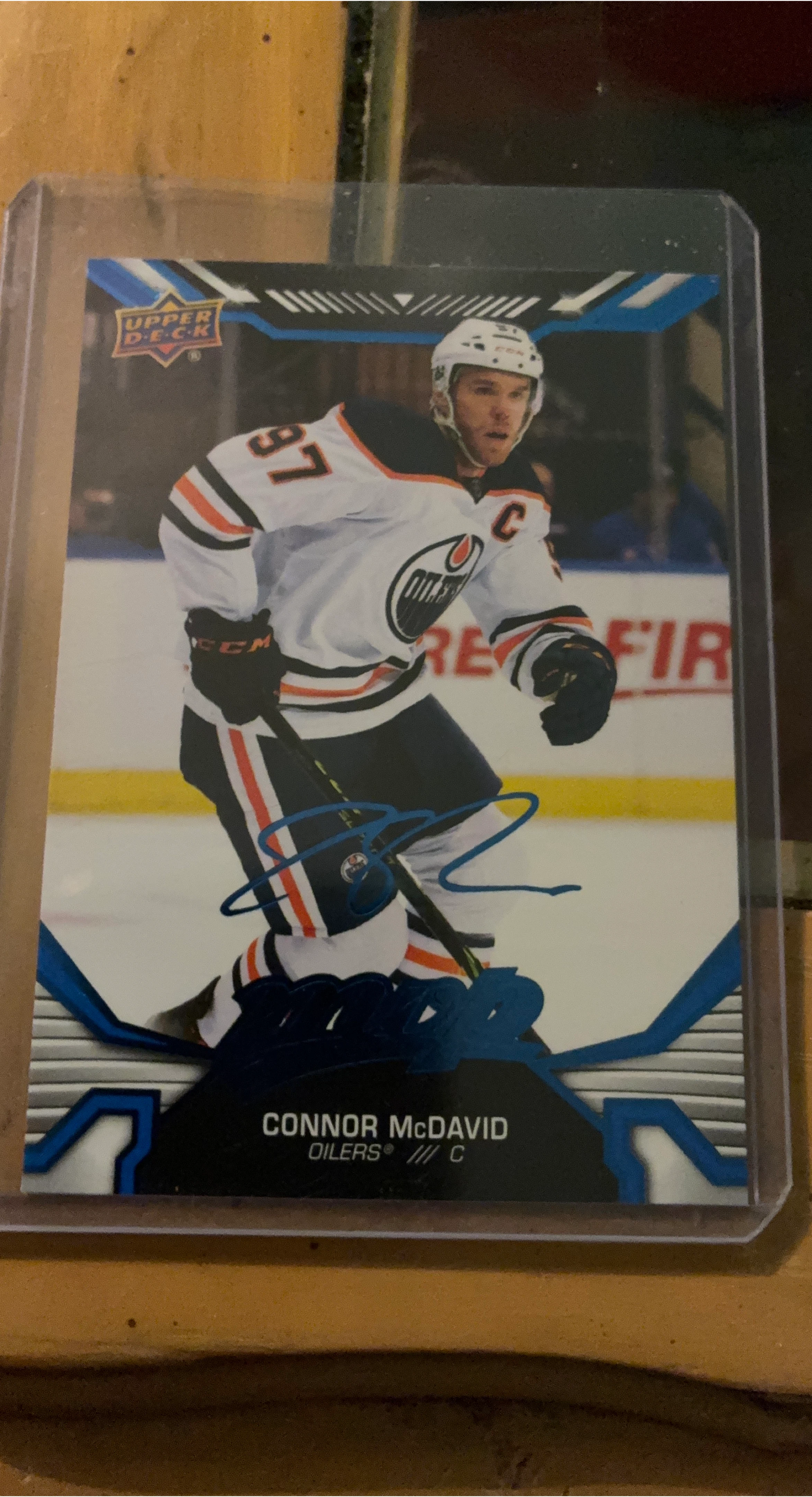 Connor McDavid Autographed Hockey Card - Upper Deck
