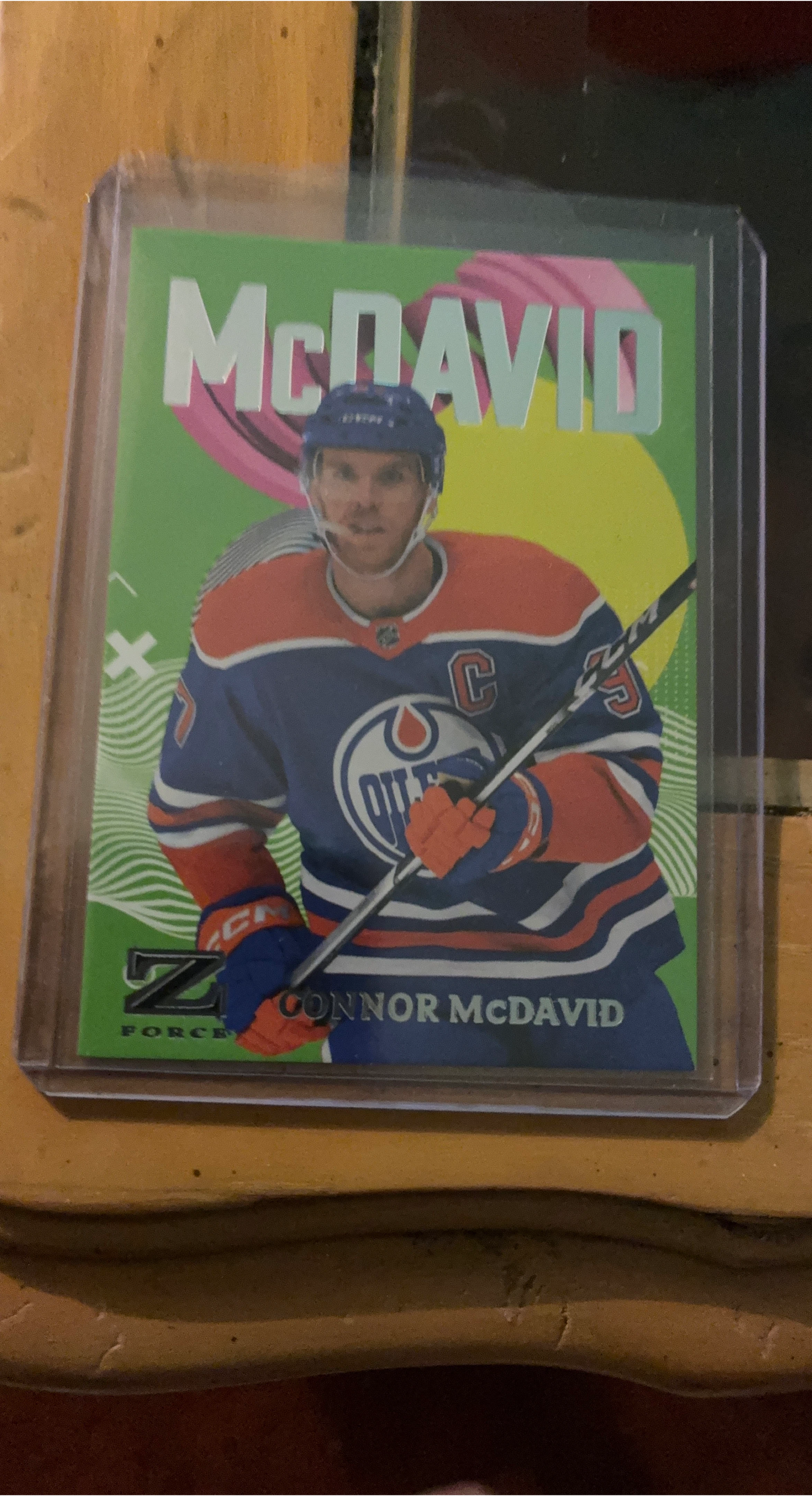 Connor McDavid 2023-24 Upper Deck Force Hockey Card