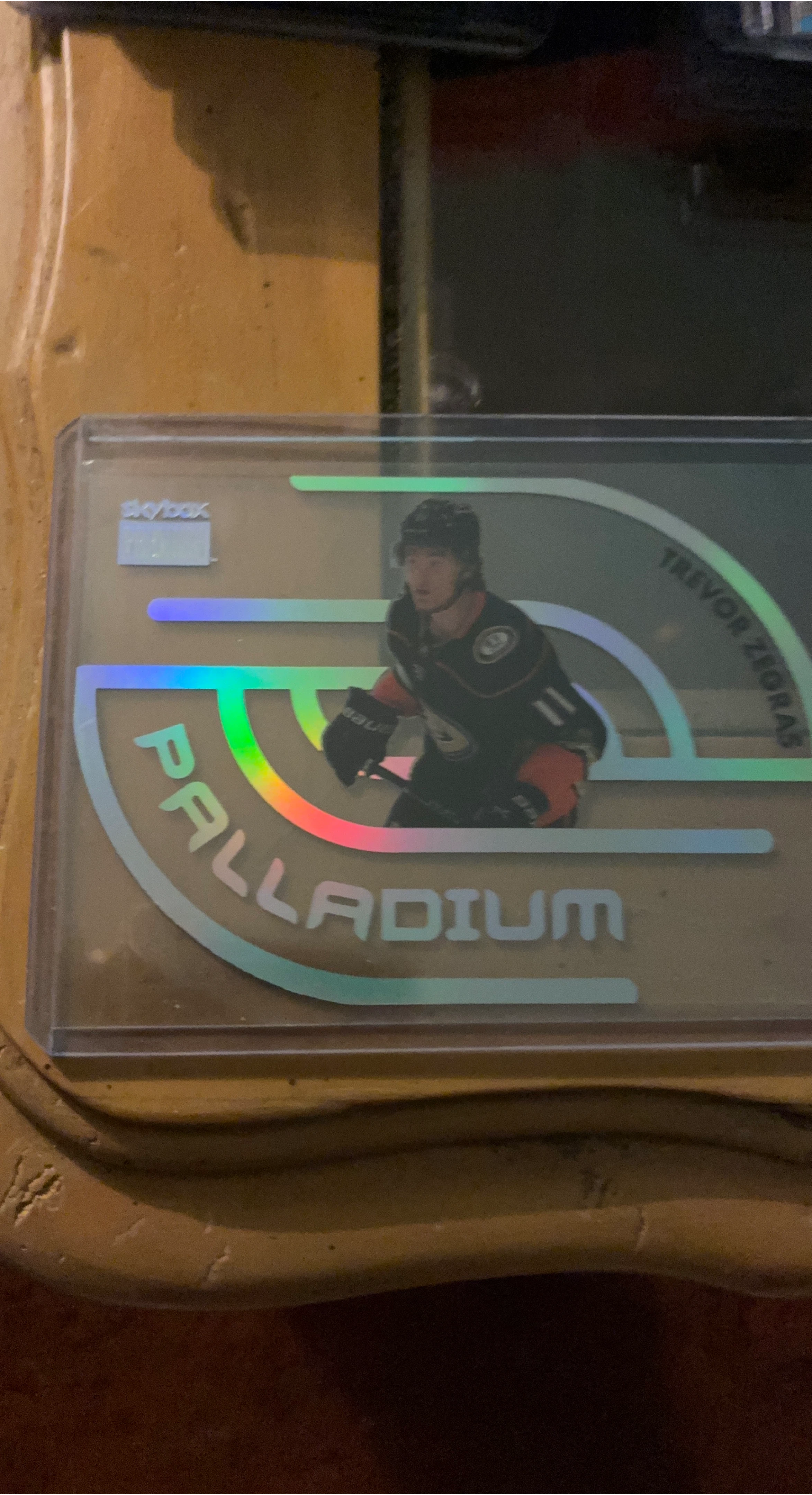 Skybox Palladium Trevor Zegras Hockey Card