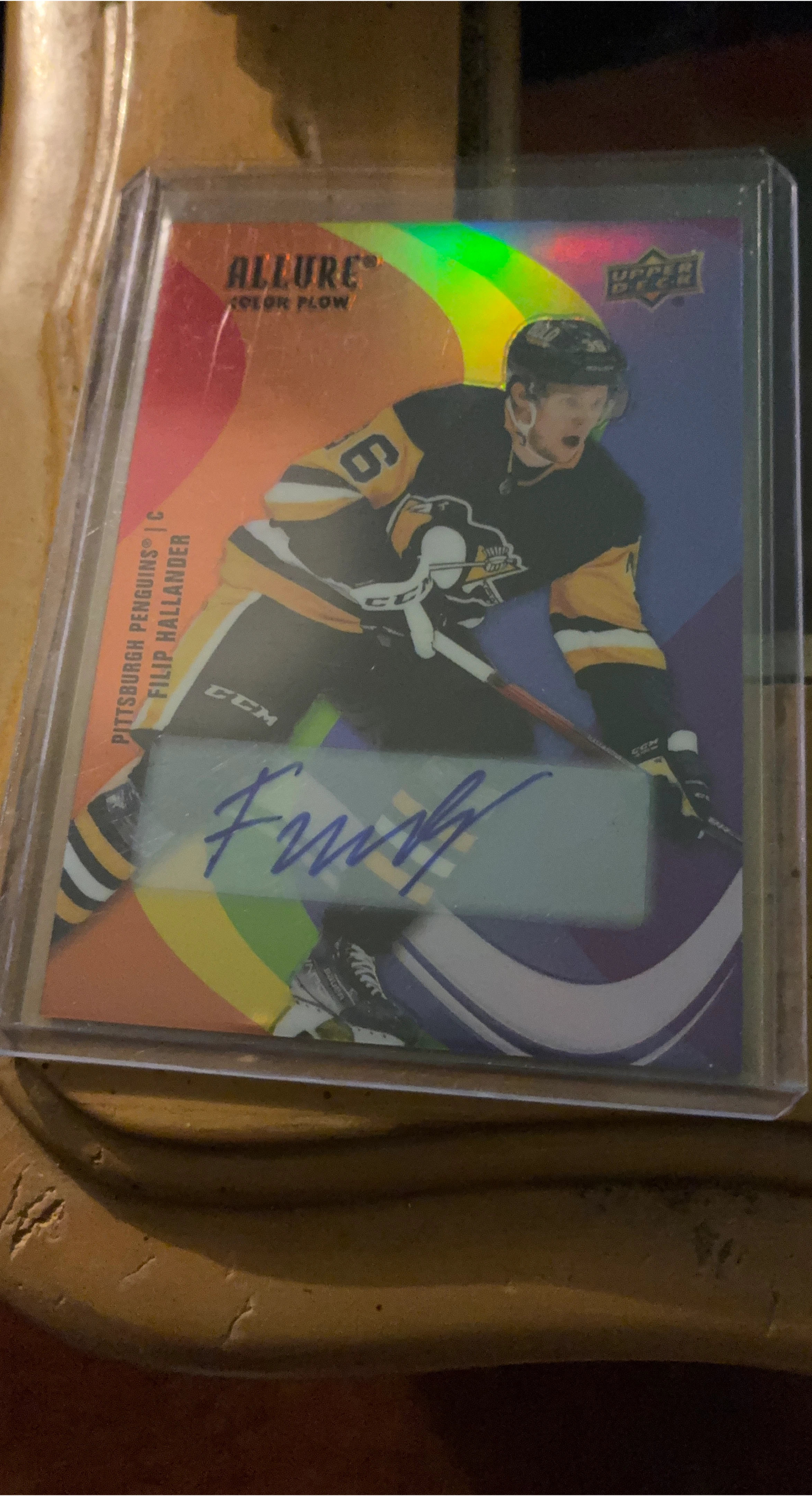 2022-23  Filip Hallander Autographed Hockey Card