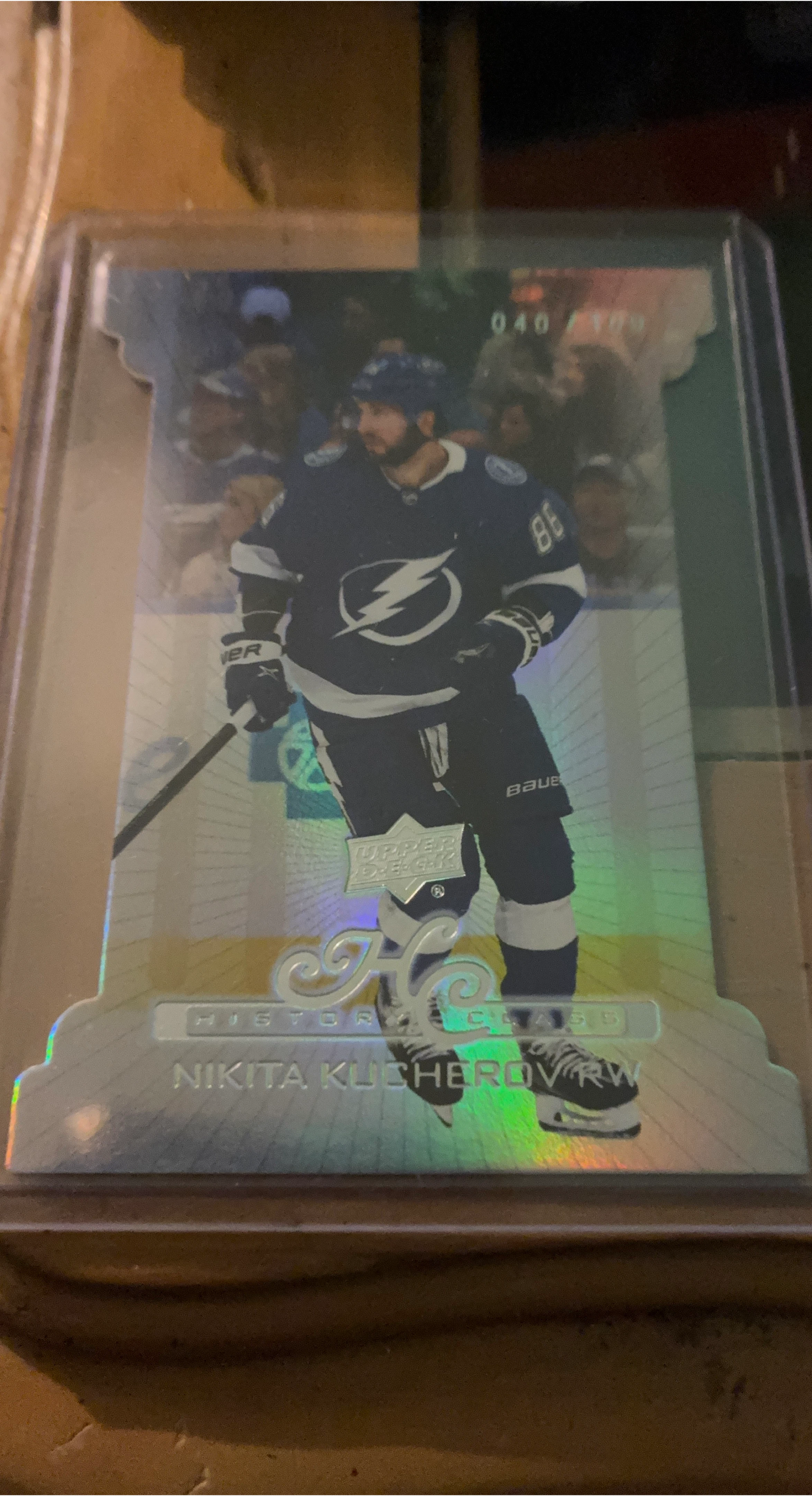 Upper Deck Nikita Kucherov Hockey Card 040/100