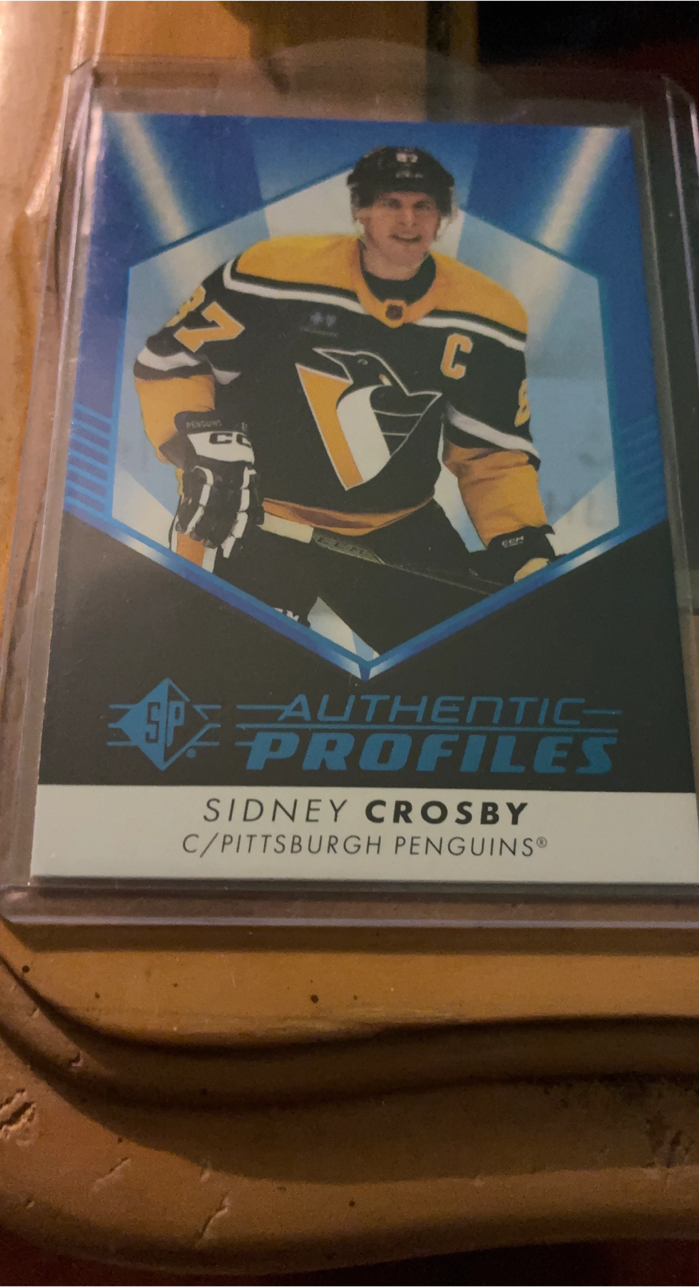 Upper Deck SP Authentic Sidney Crosby Hockey Card