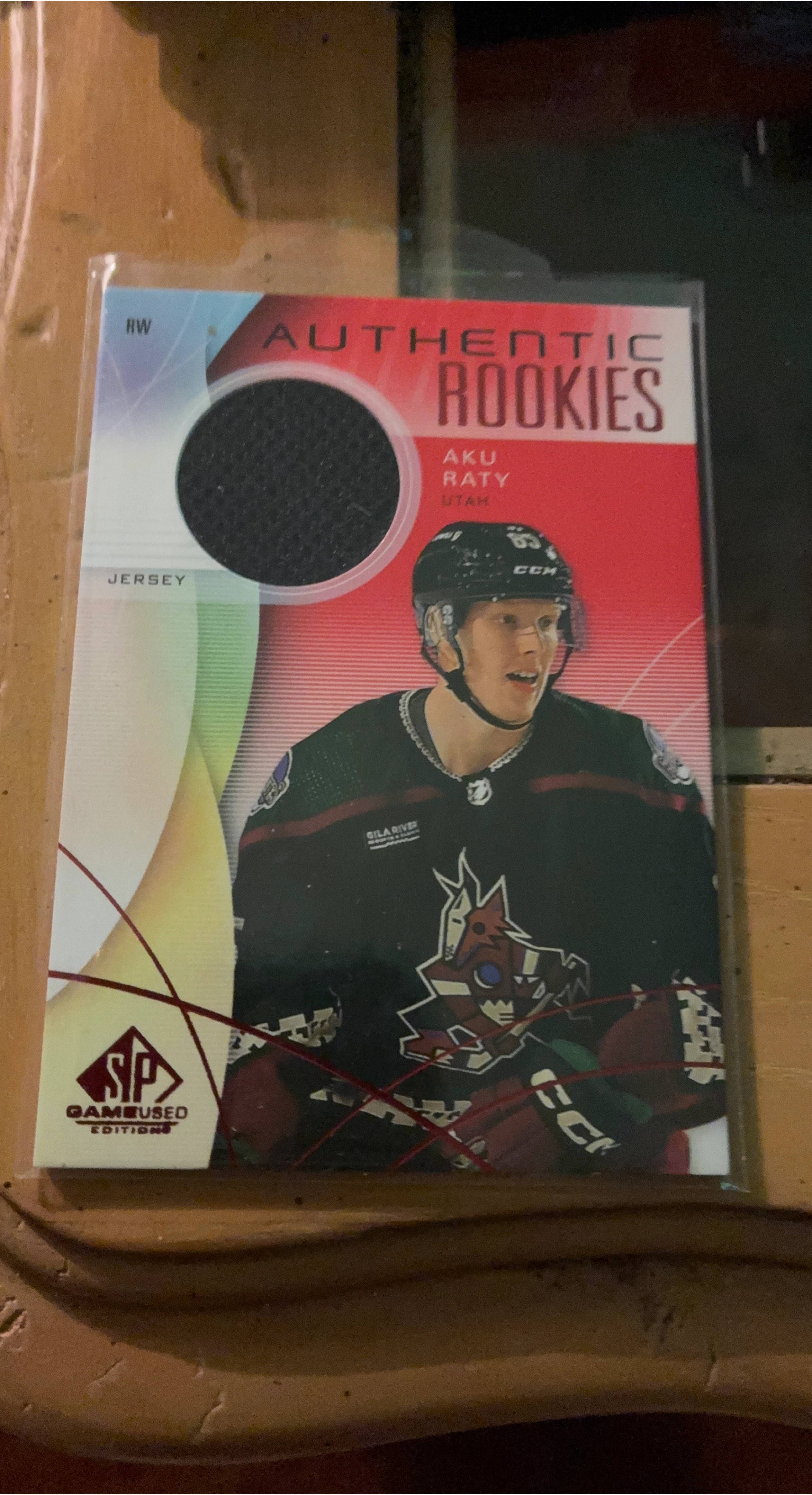 Upper Deck SP Authentic Rookie Hockey Card - Aku Raty