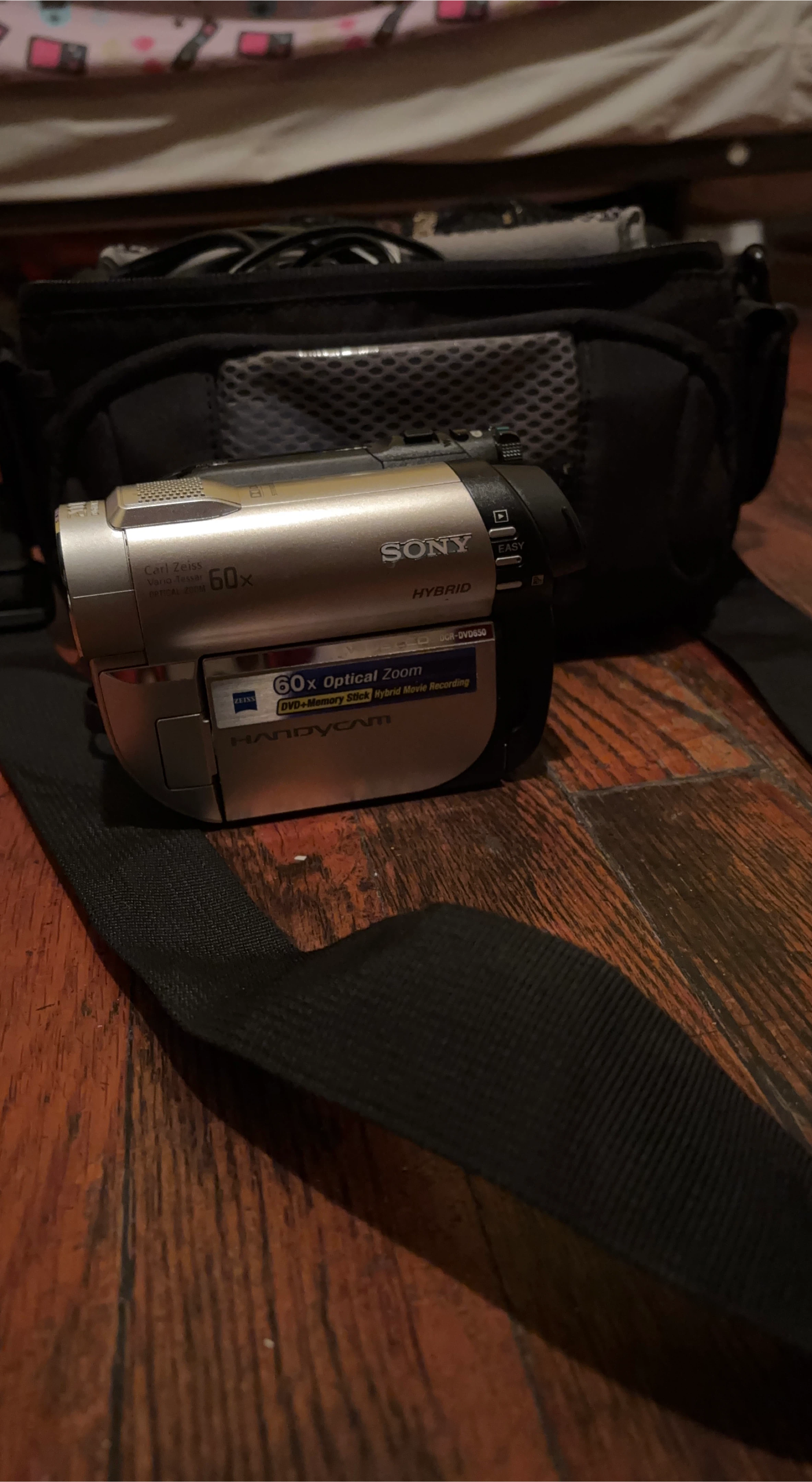 Sony Handycam DCR-DVD650 Hybrid Camcorder with 60x Optical Zoom