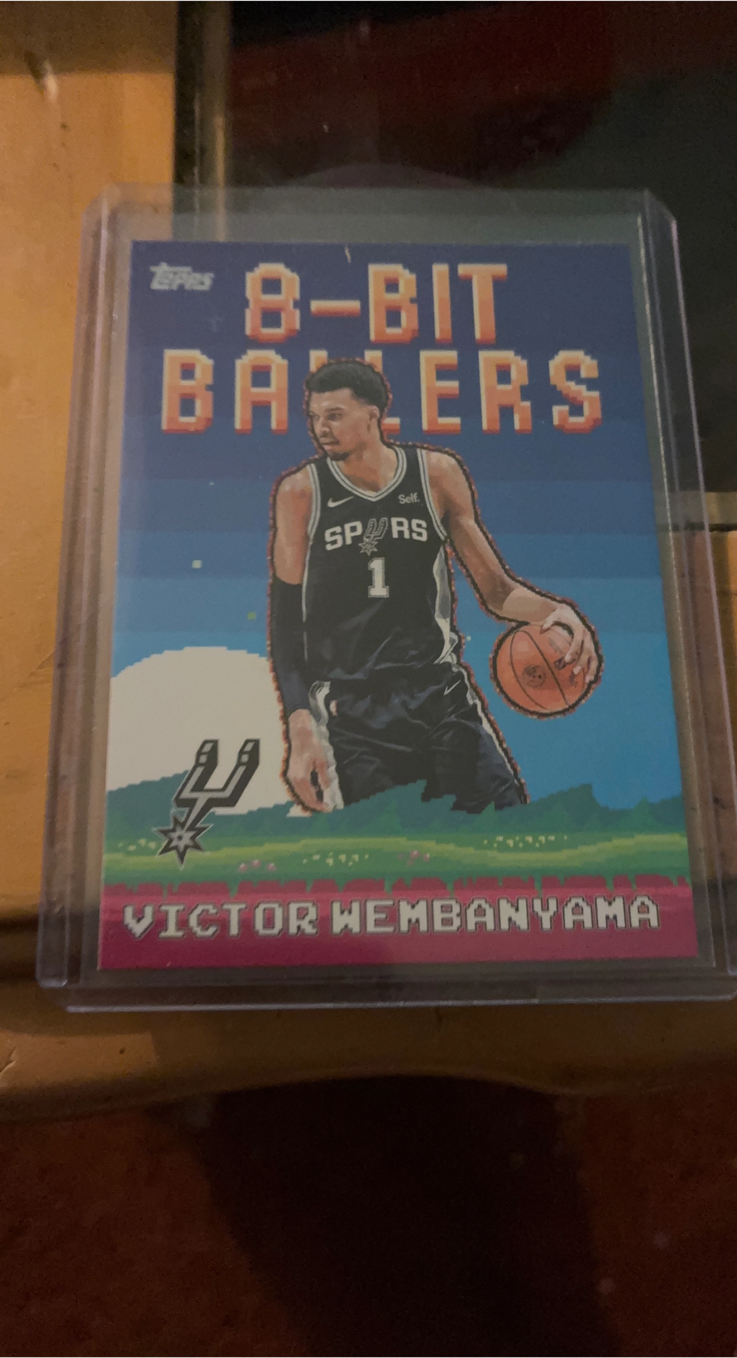 Victor Wembanyama 8-Bit Ballers Trading Card