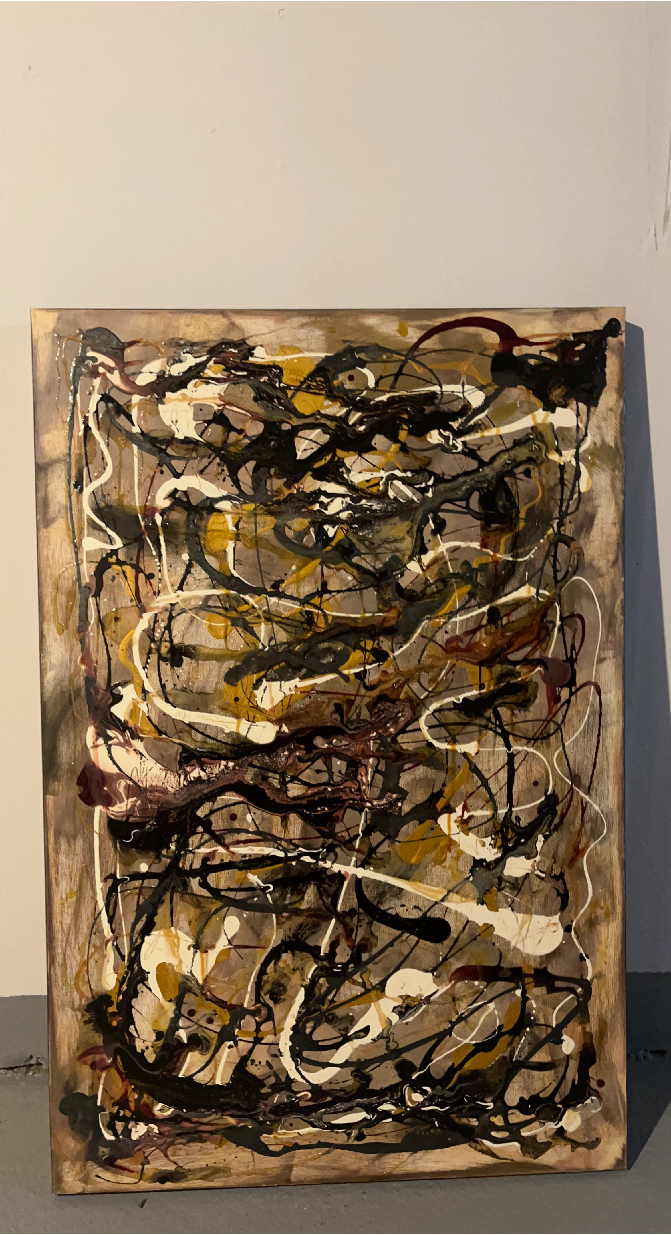 Original Abstract Drip Painting