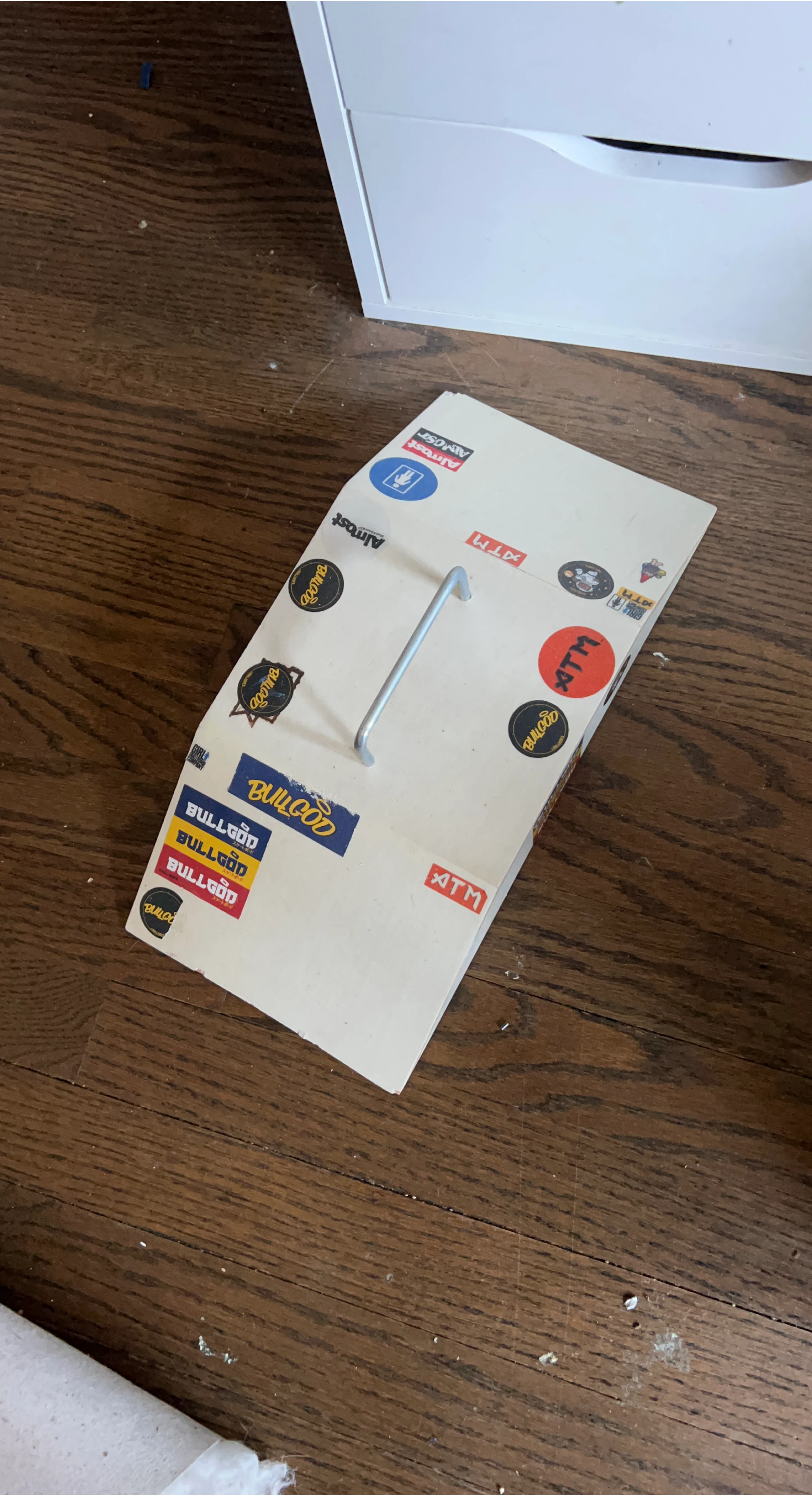 Tech deck ramp and rail