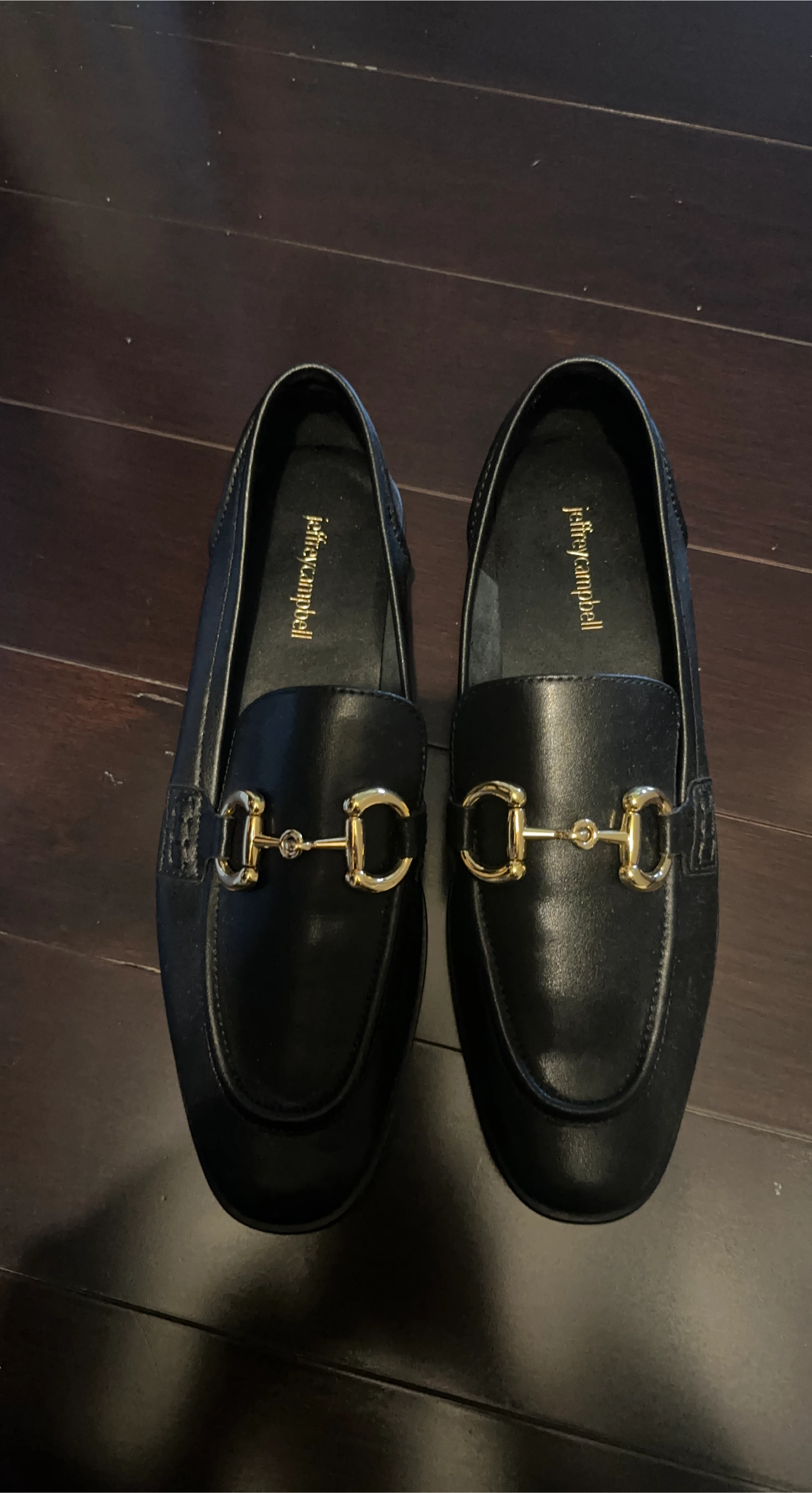 Jeffrey Campbell Black Loafers Size 9.5