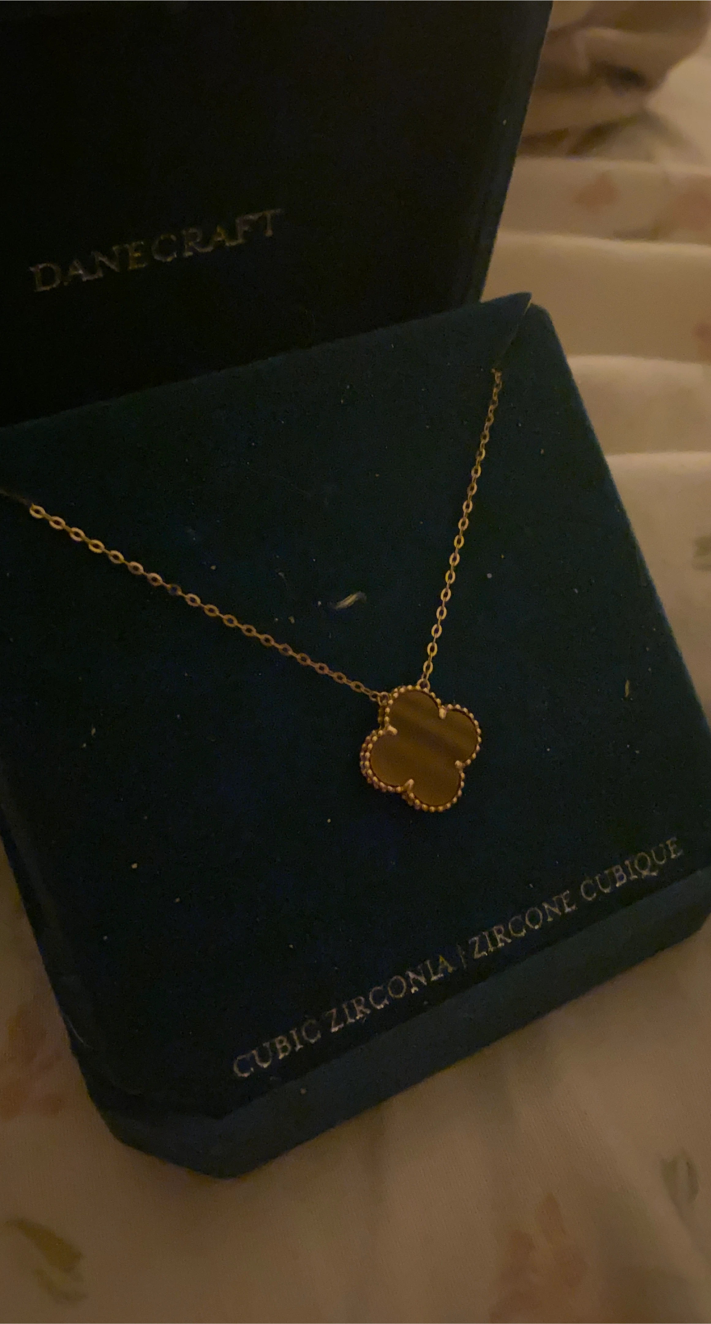 Danecraft Clover Pendant Necklace