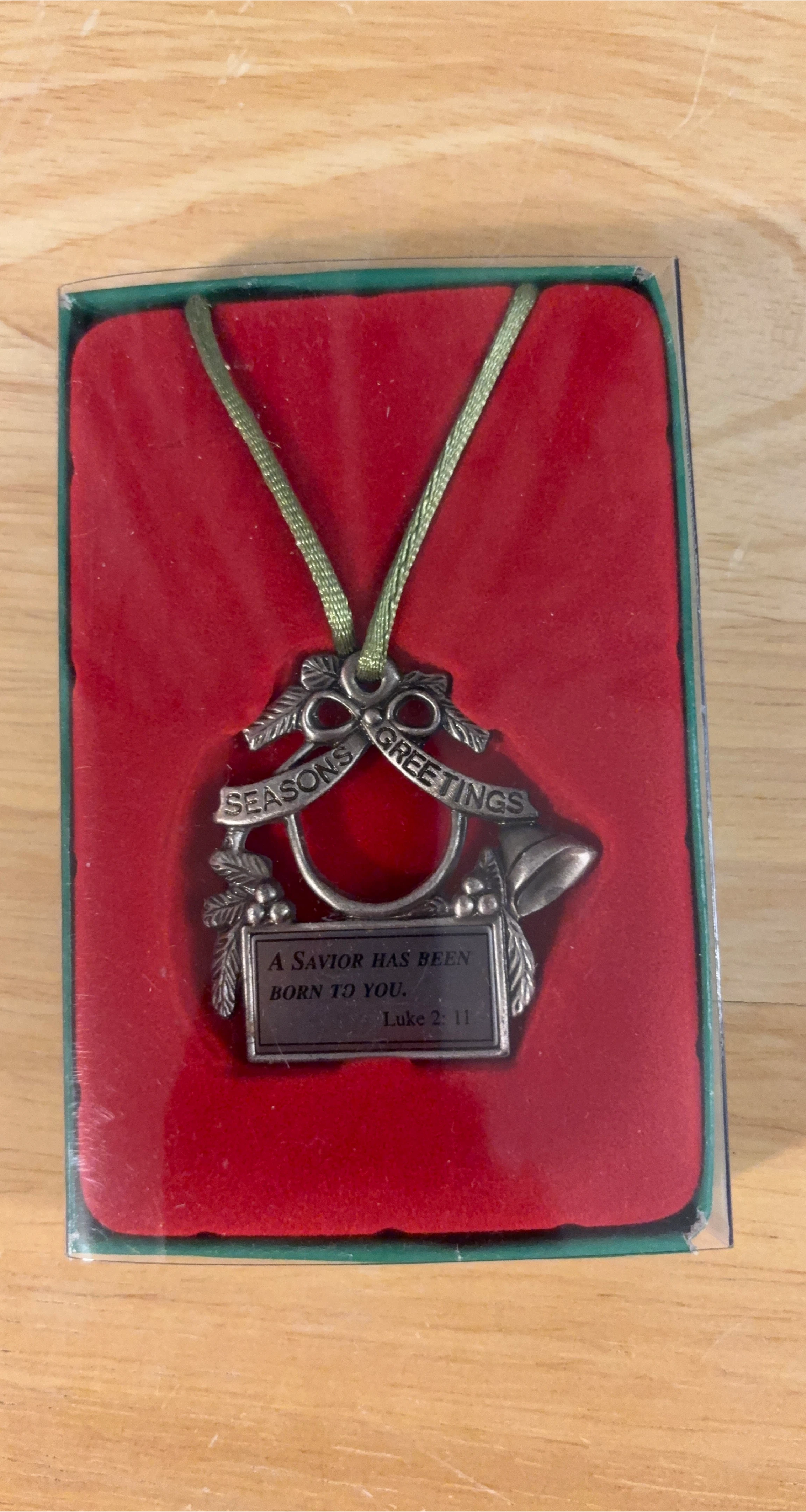 Seasons Greetings Christmas Ornament
