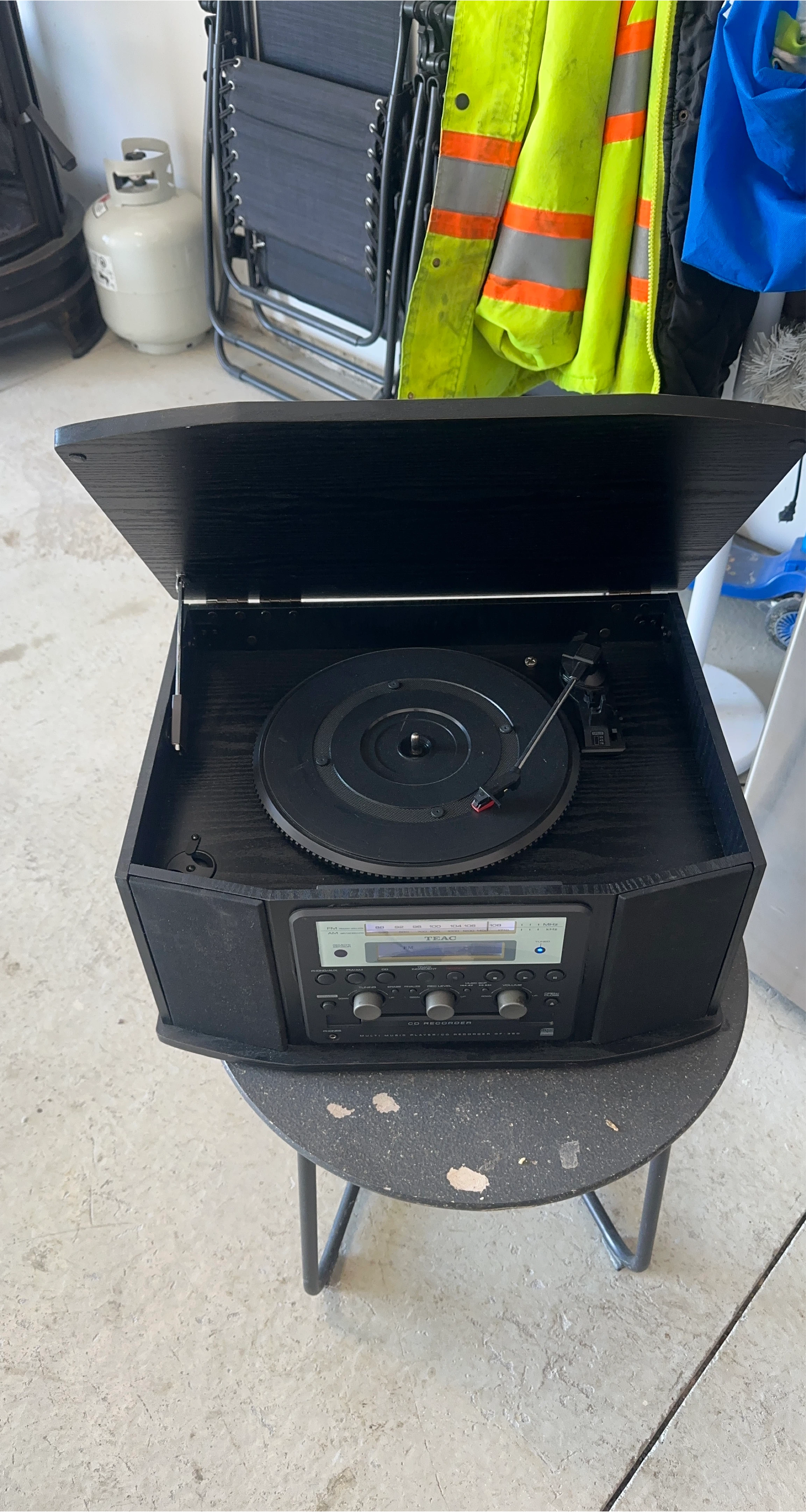 TEAC GF-350 Multi Music Player CD Recorder Turntable
