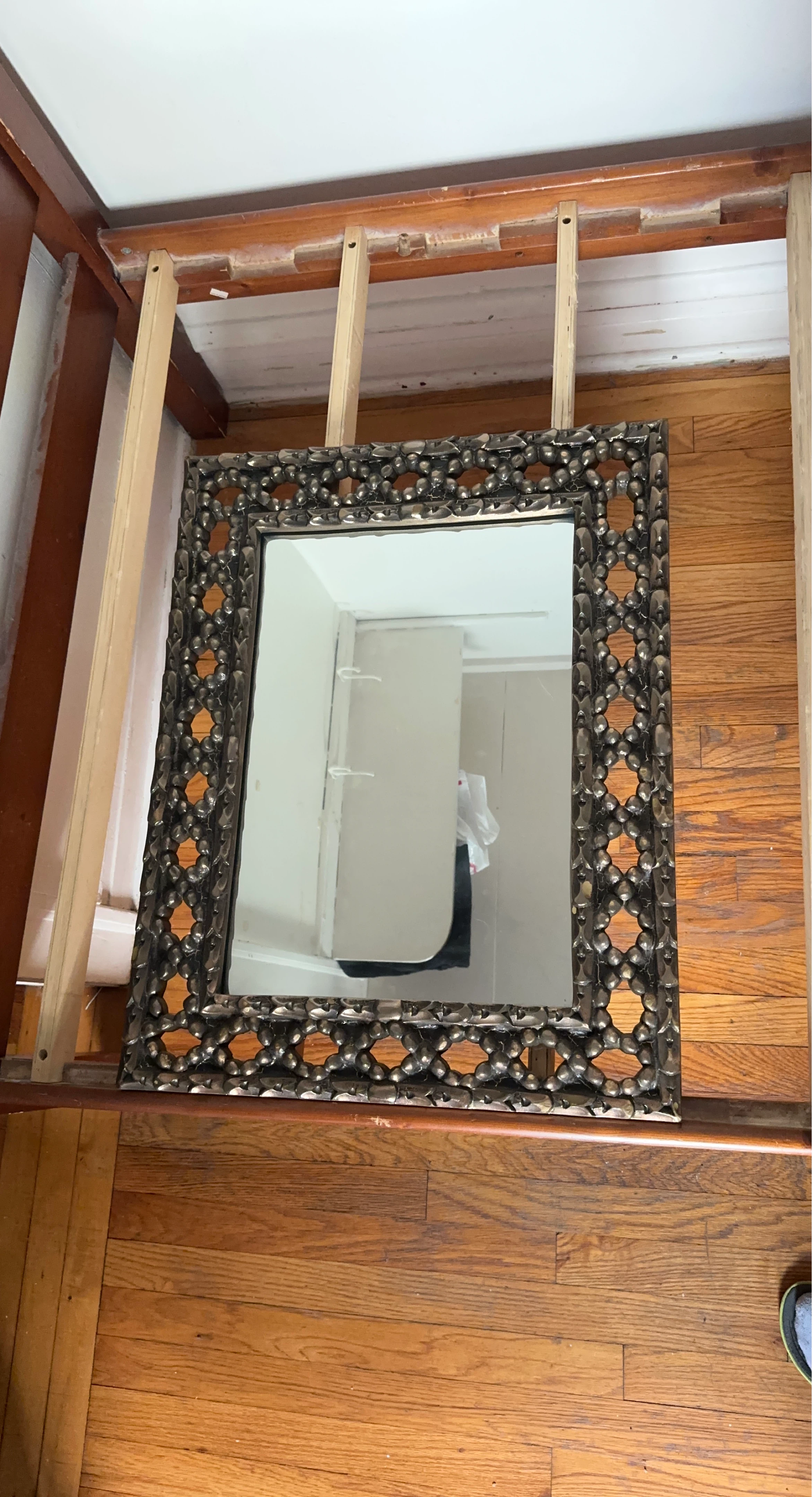Decorative Wall Mirror with Ornate Frame
