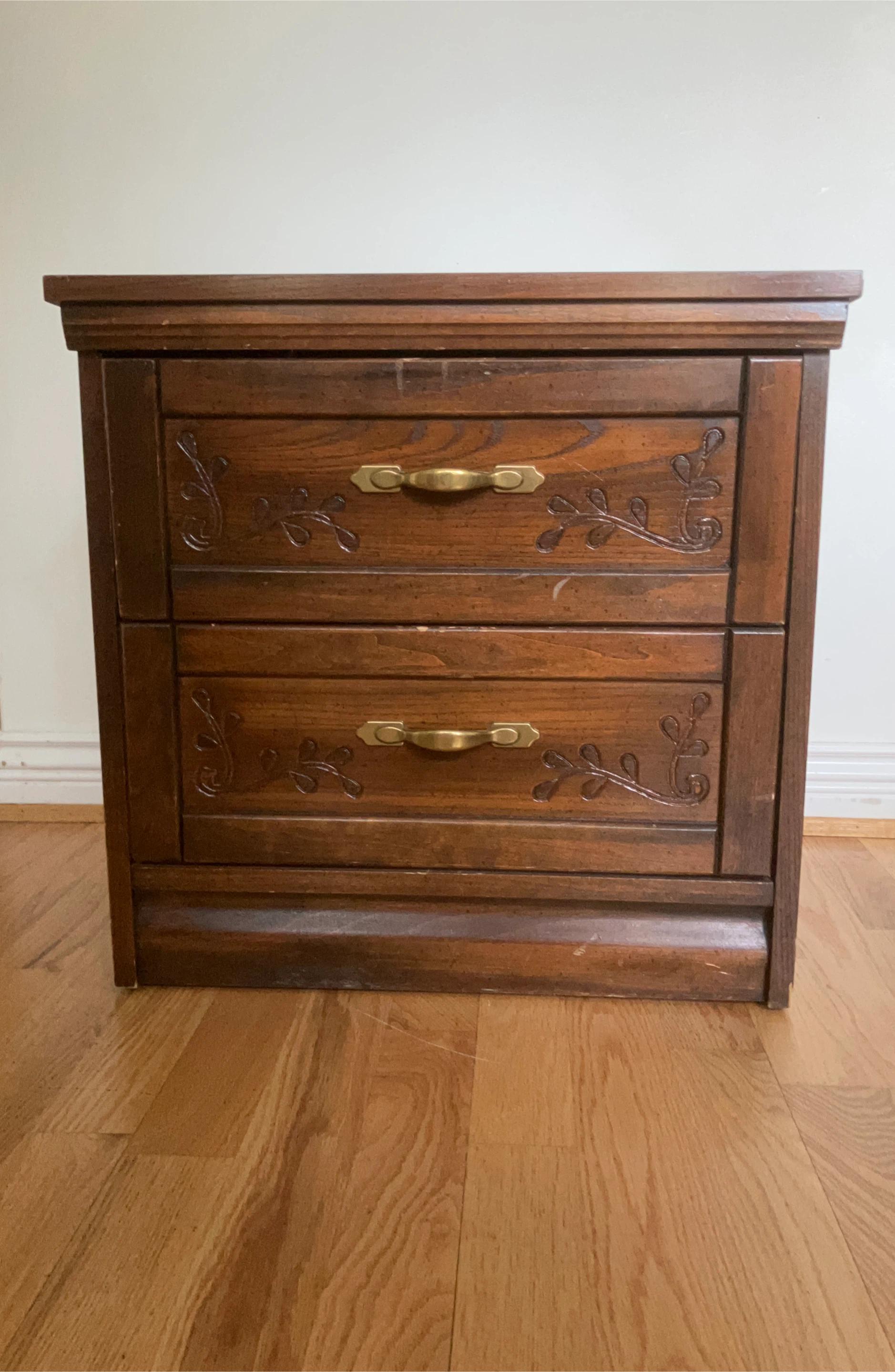 Vintage Two Night Tables with Drawer