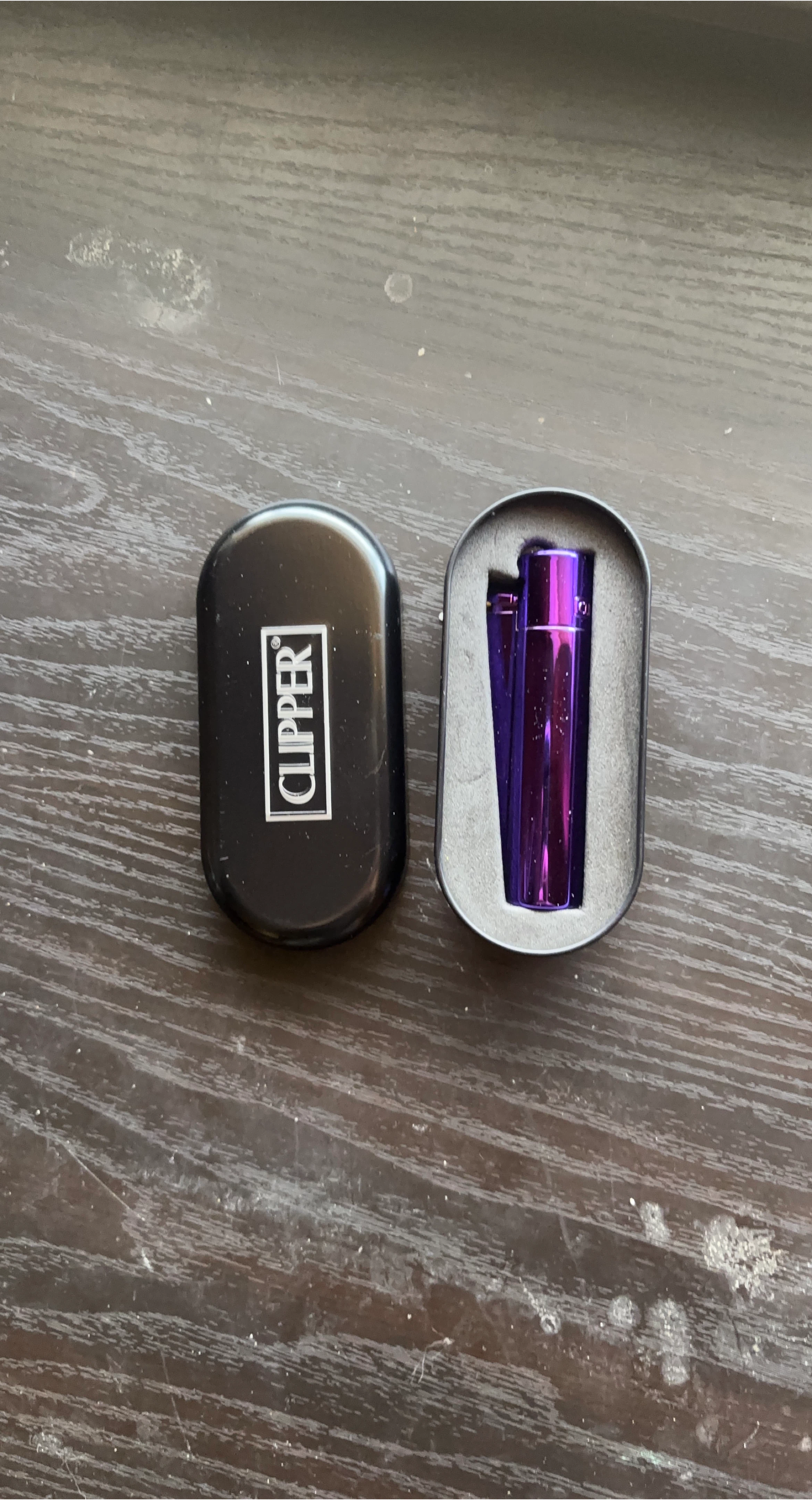 Clipper Lighter - Purple Metallic