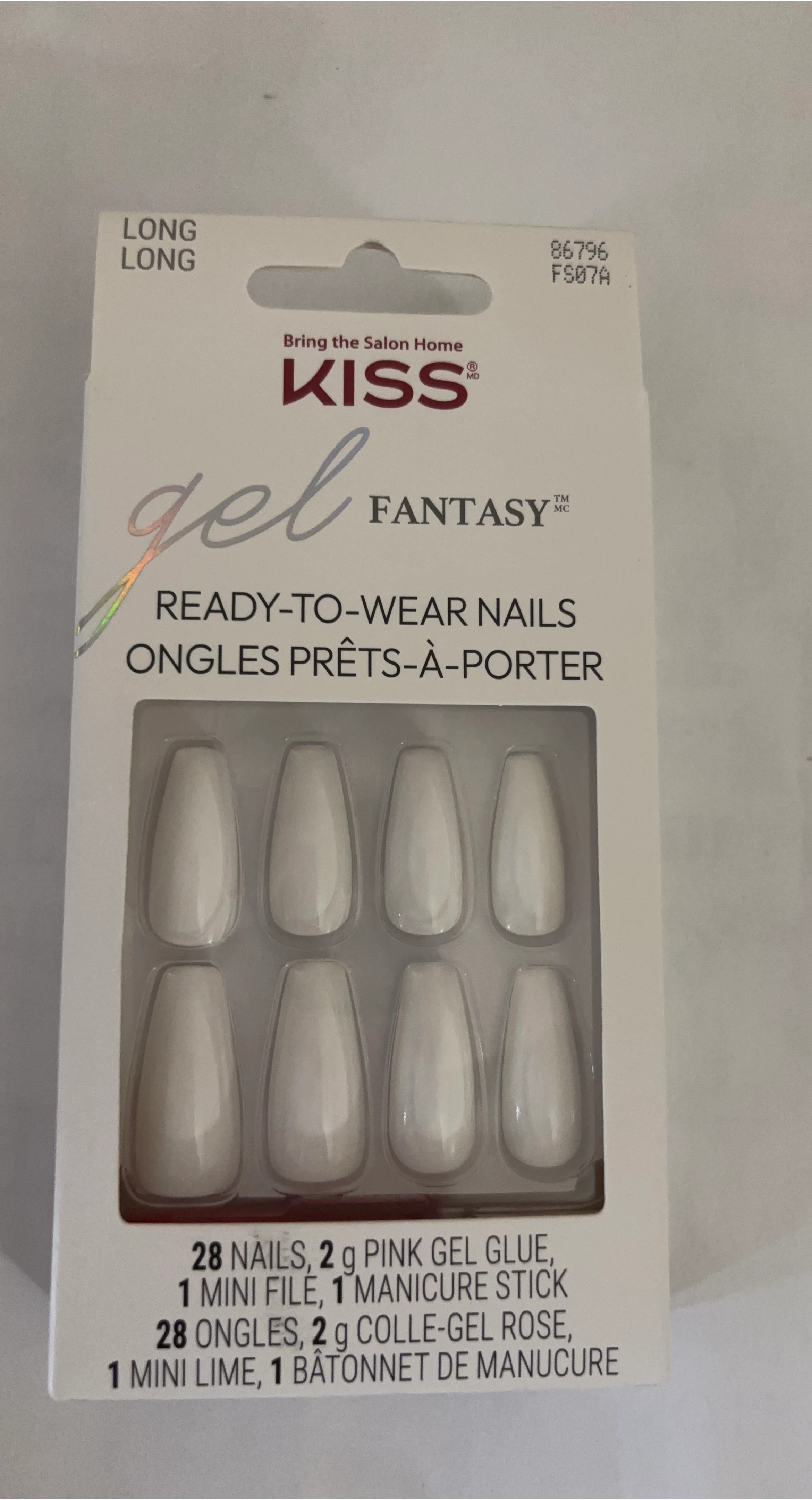 KISS Gel Fantasy Ready-to-Wear Nails - Long