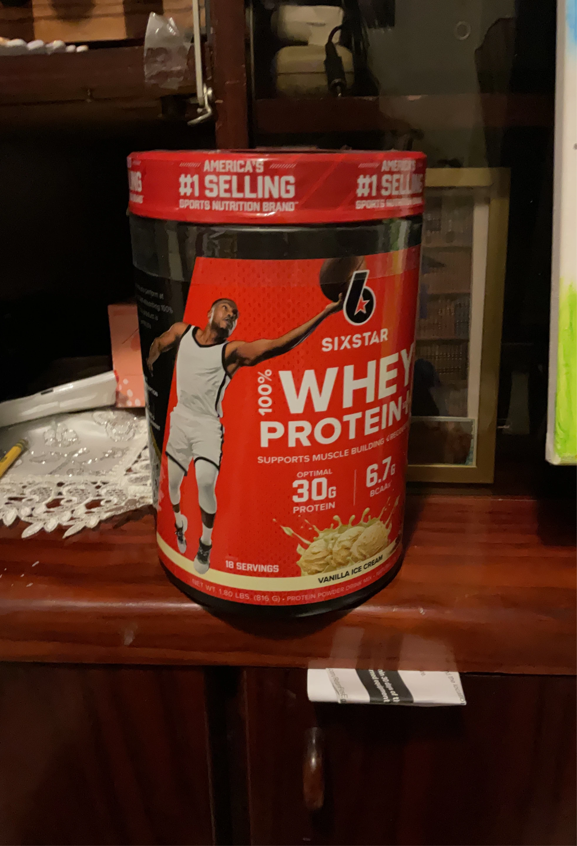 Six Star 100% Whey Protein Powder - Vanilla Ice Cream