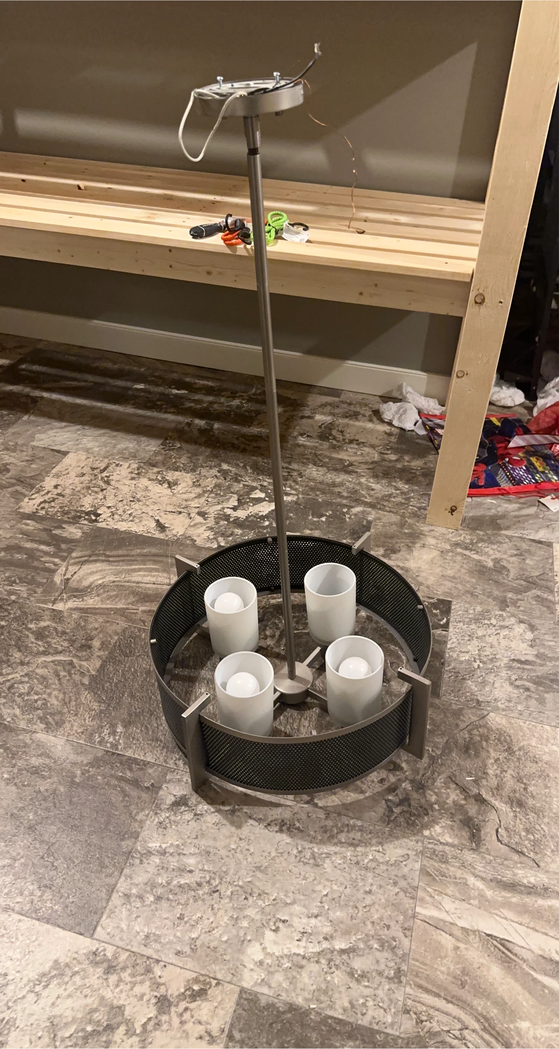 Modern 4-Light Chandelier Pendant Light Fixture