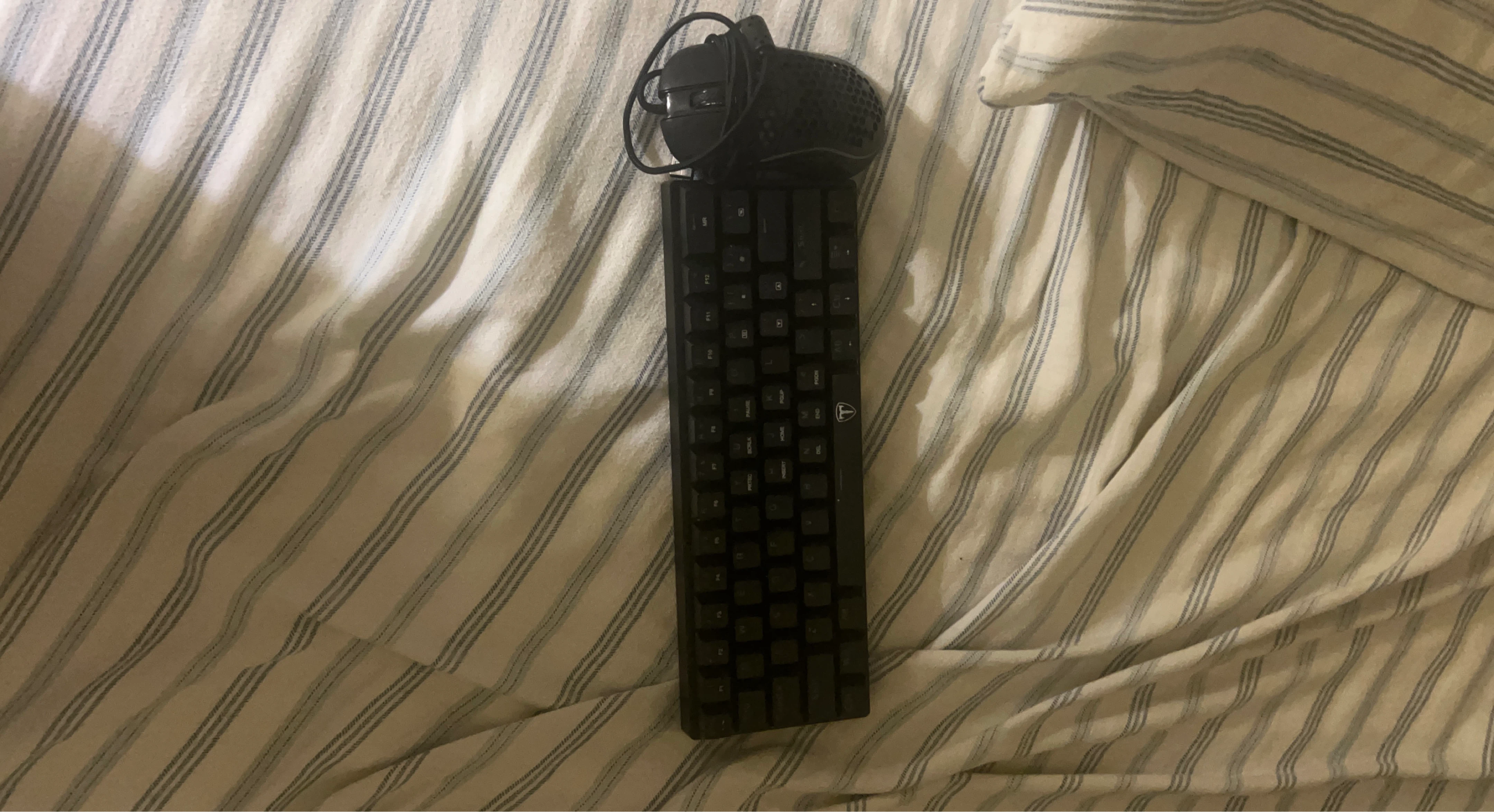 Black 60% Mechanical Keyboard with Gaming Mouse