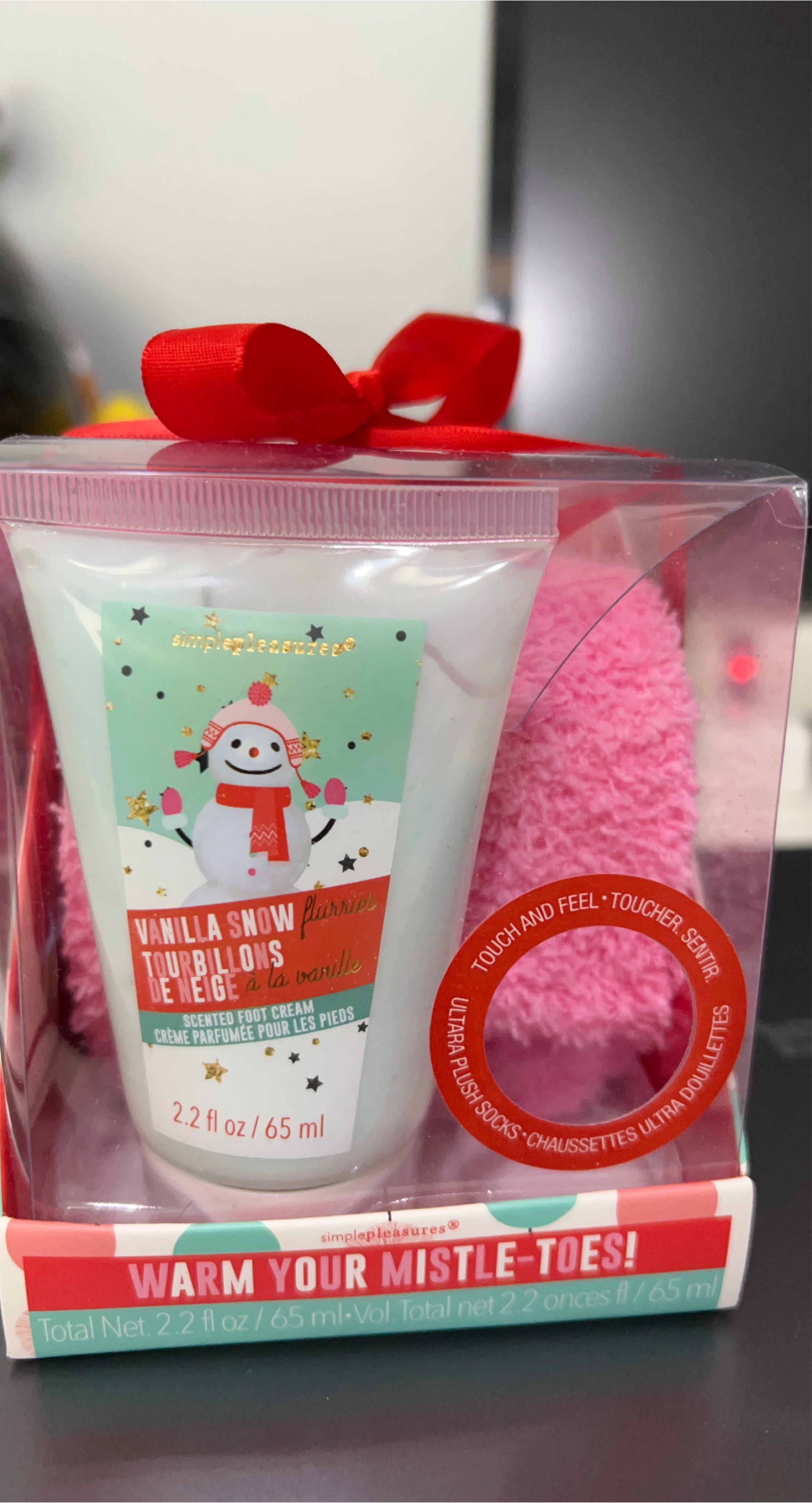 Simple Pleasures Vanilla Snow Flurries Scented Foot Cream Set