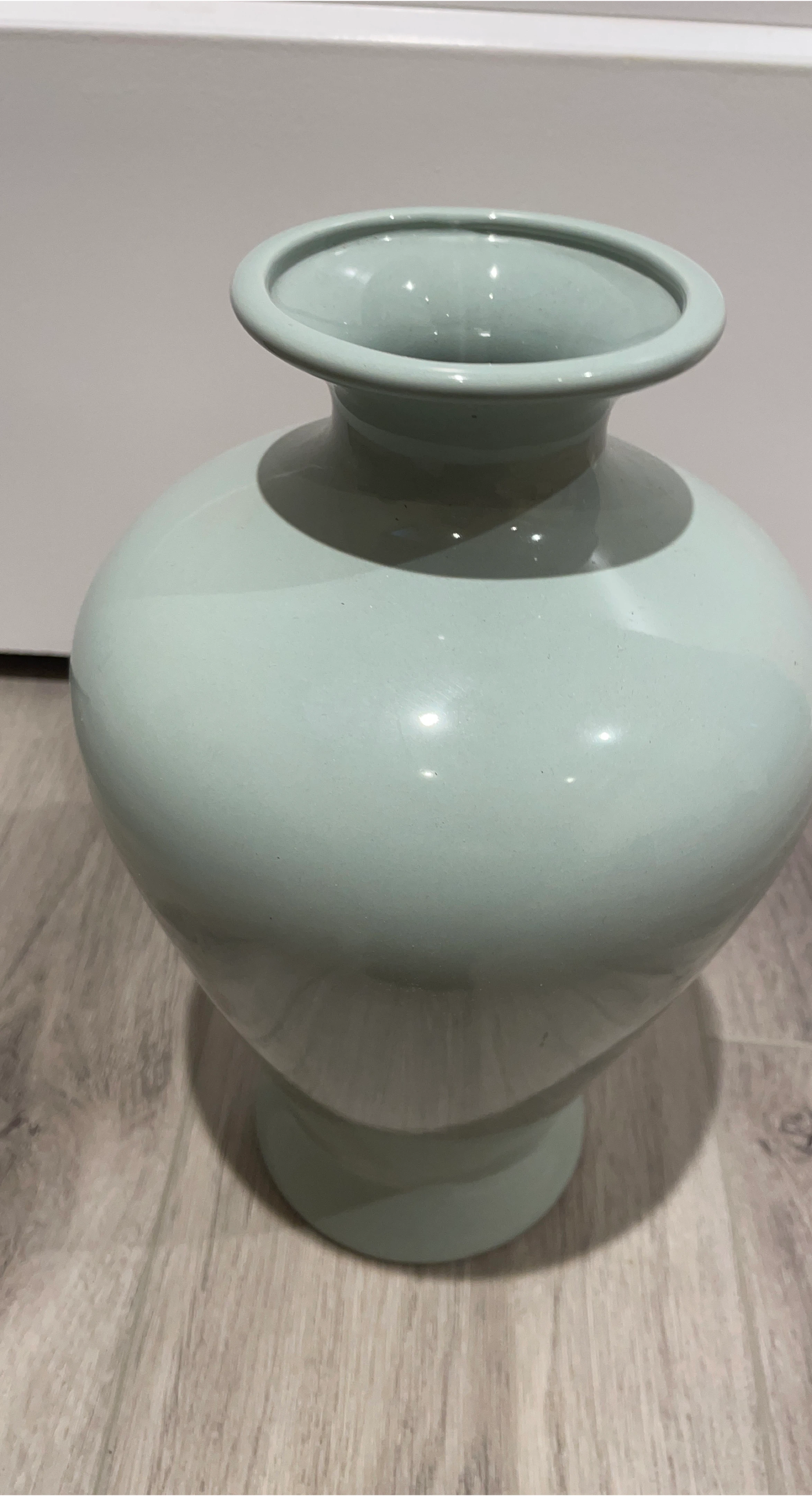 Light Blue Ceramic Vase