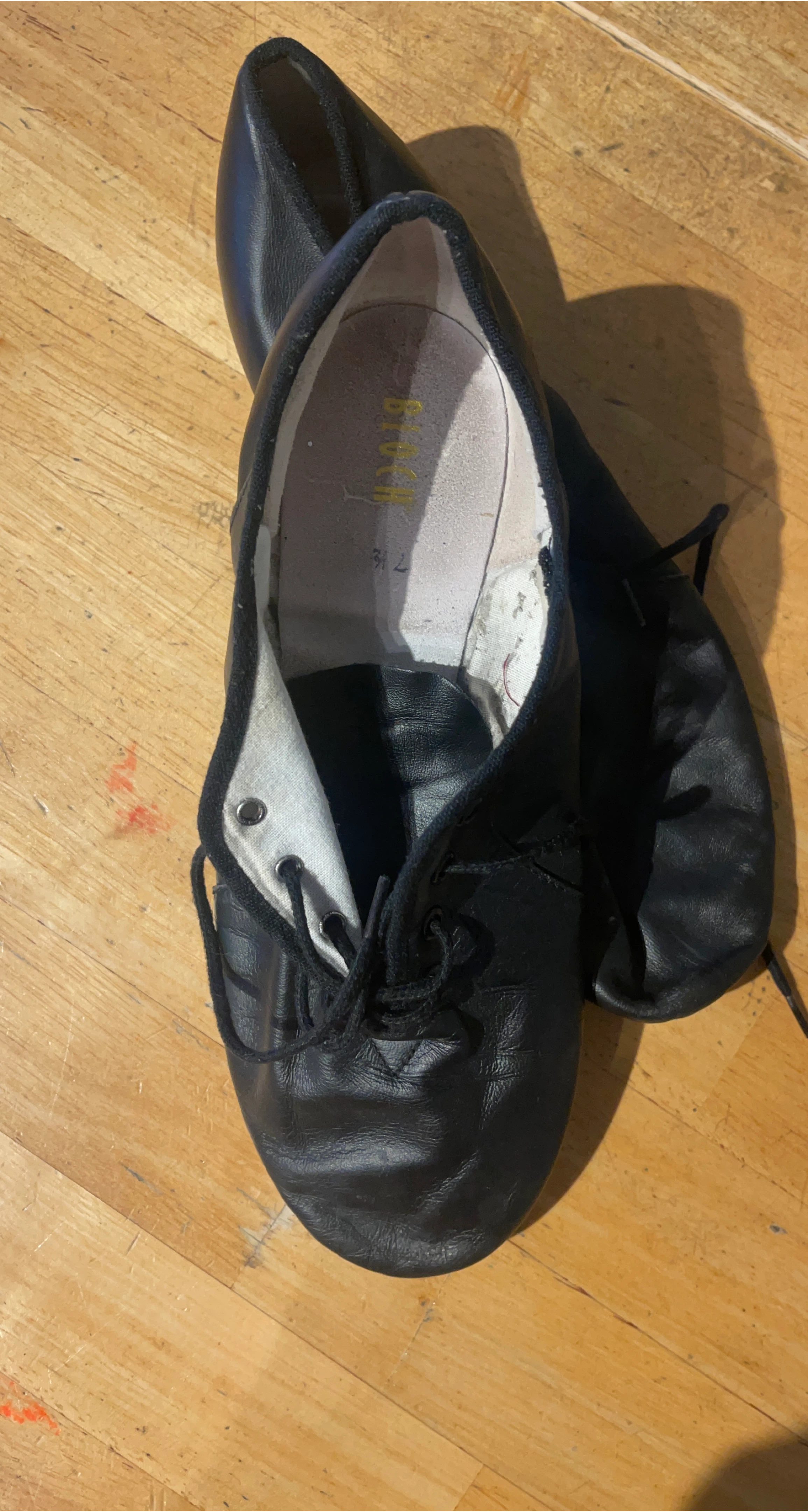 Bloch Black Leather Jazz Shoes