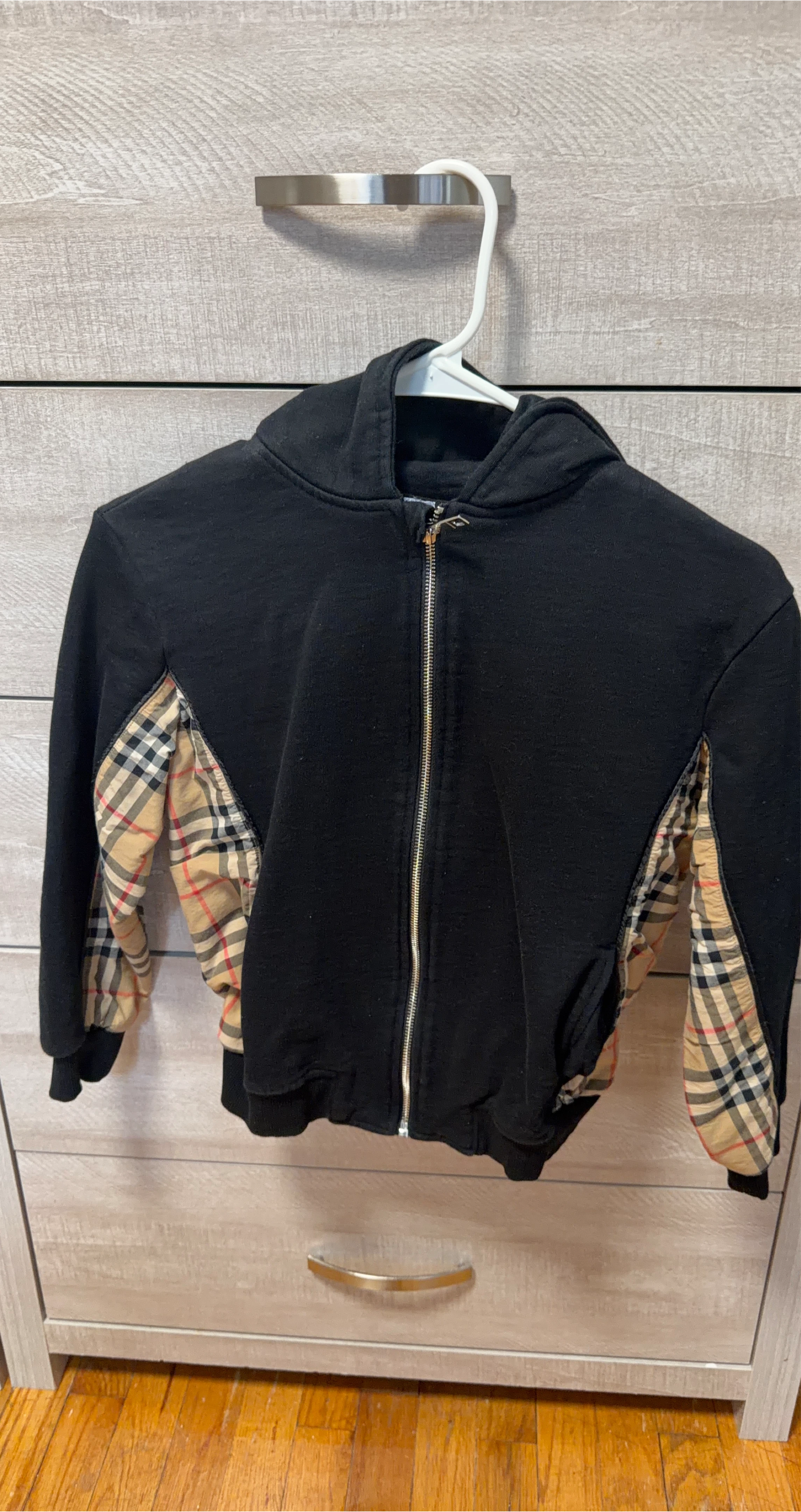 Burberry Kids Zip-Up Hoodie