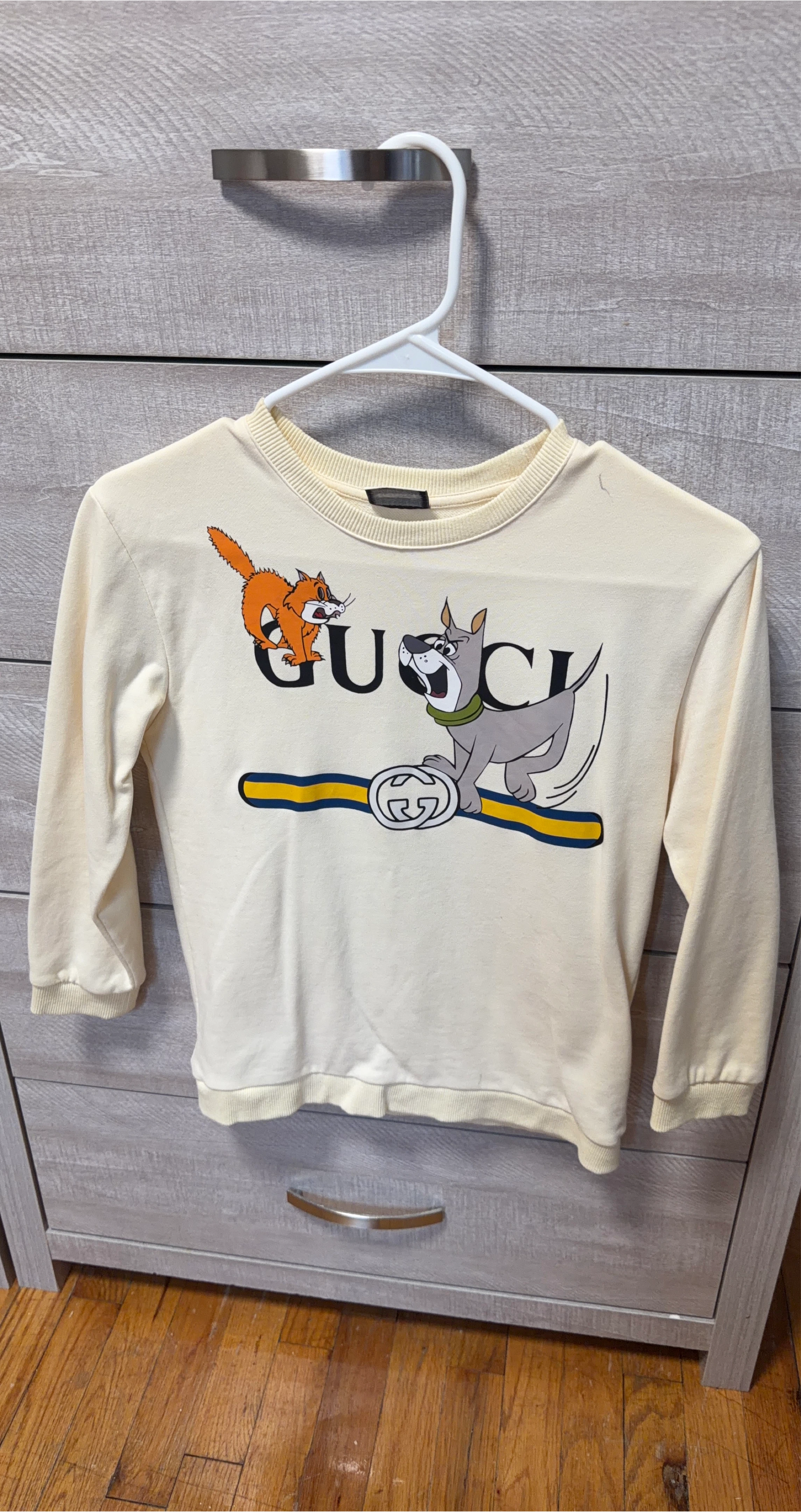 Gucci Kids Cat and Dog Print Sweatshirt