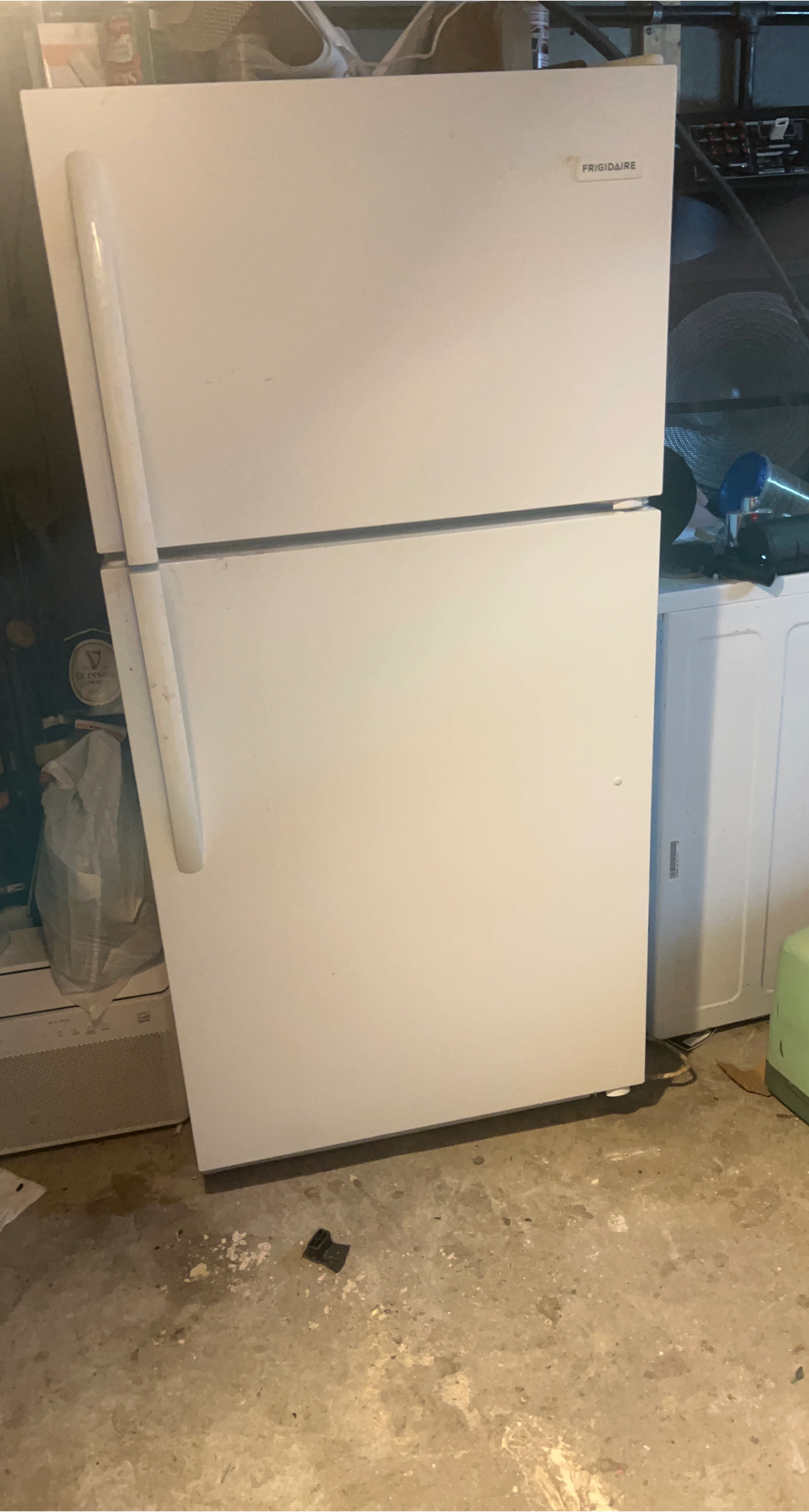 White Frigidaire Refrigerator