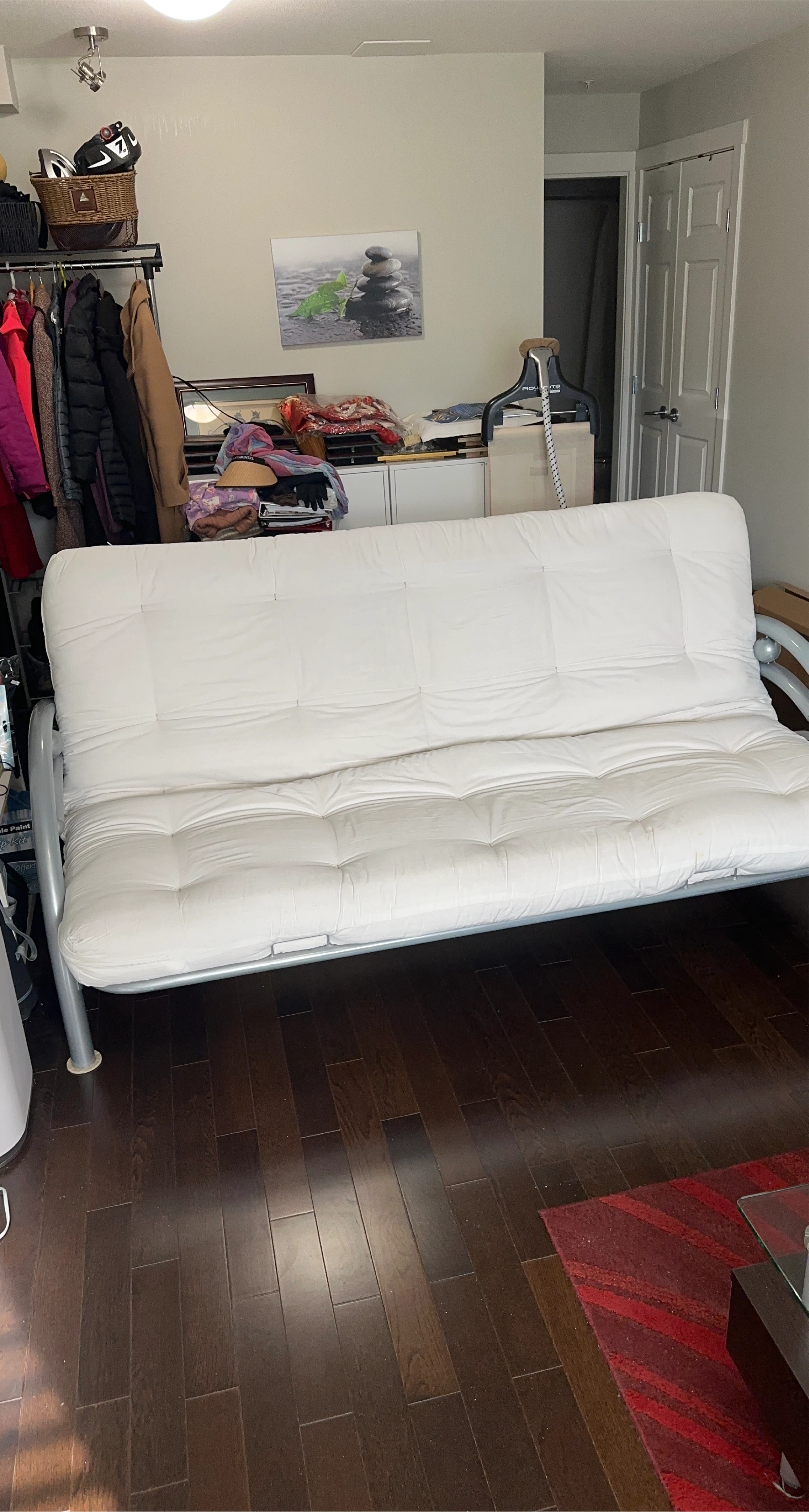 White Futon Sofa Bed