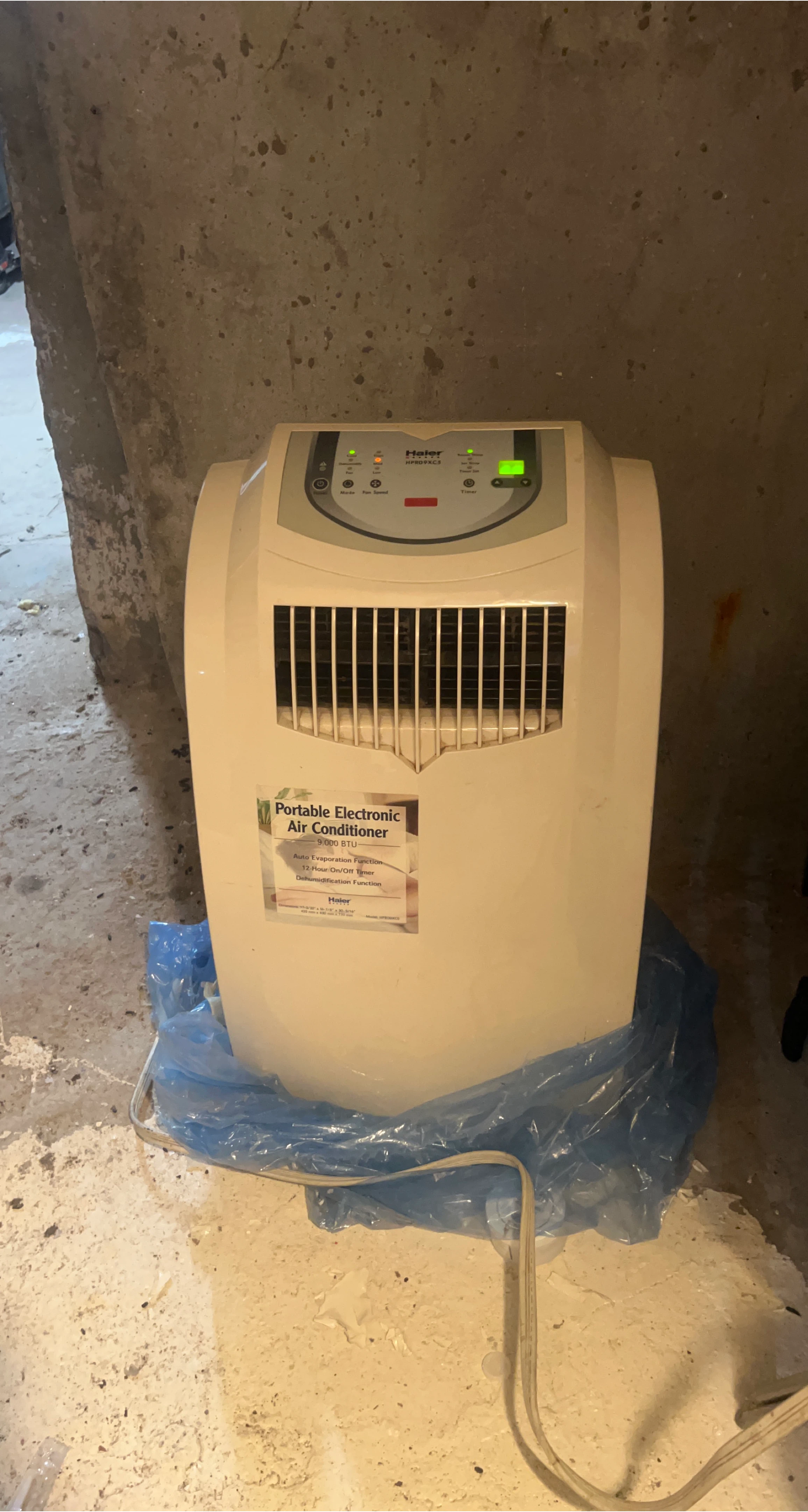 Haier HPRO9XC5 Portable Electronic Air Conditioner 9,000 BTU